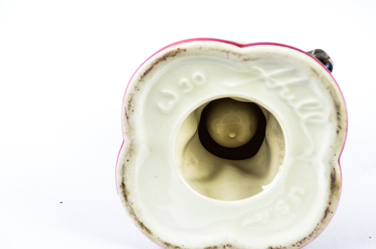 Pair of Hull Pottery Woodland 3.5" Candle Holders