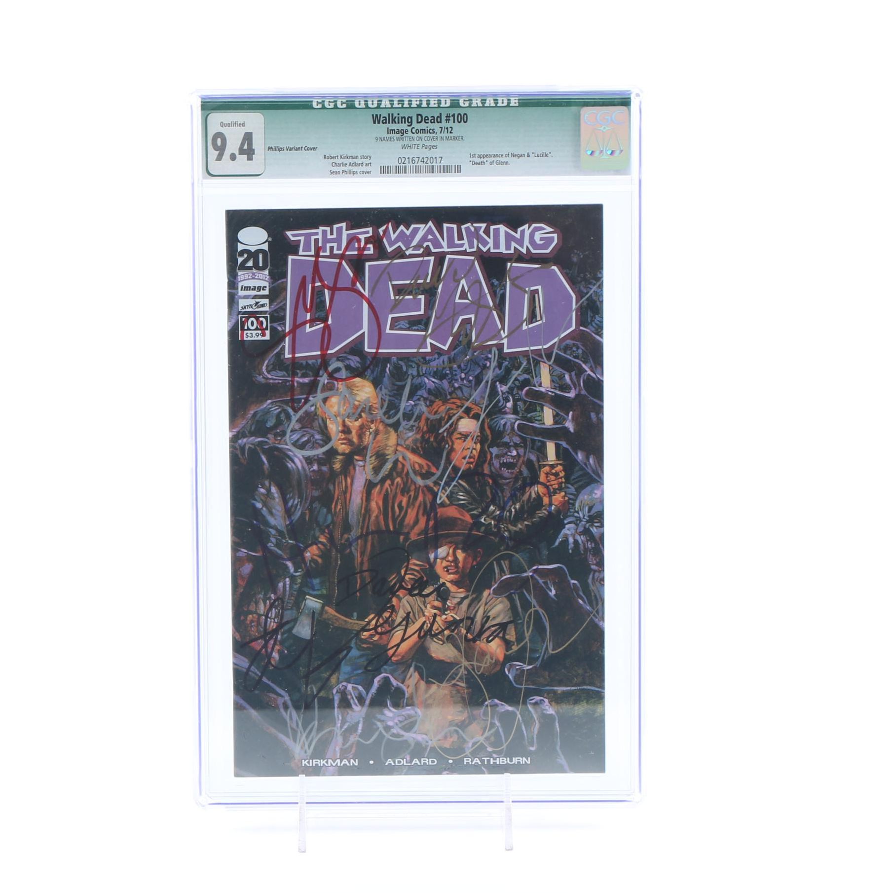 "The Walking Dead" Comic Signed by Television Series Cast