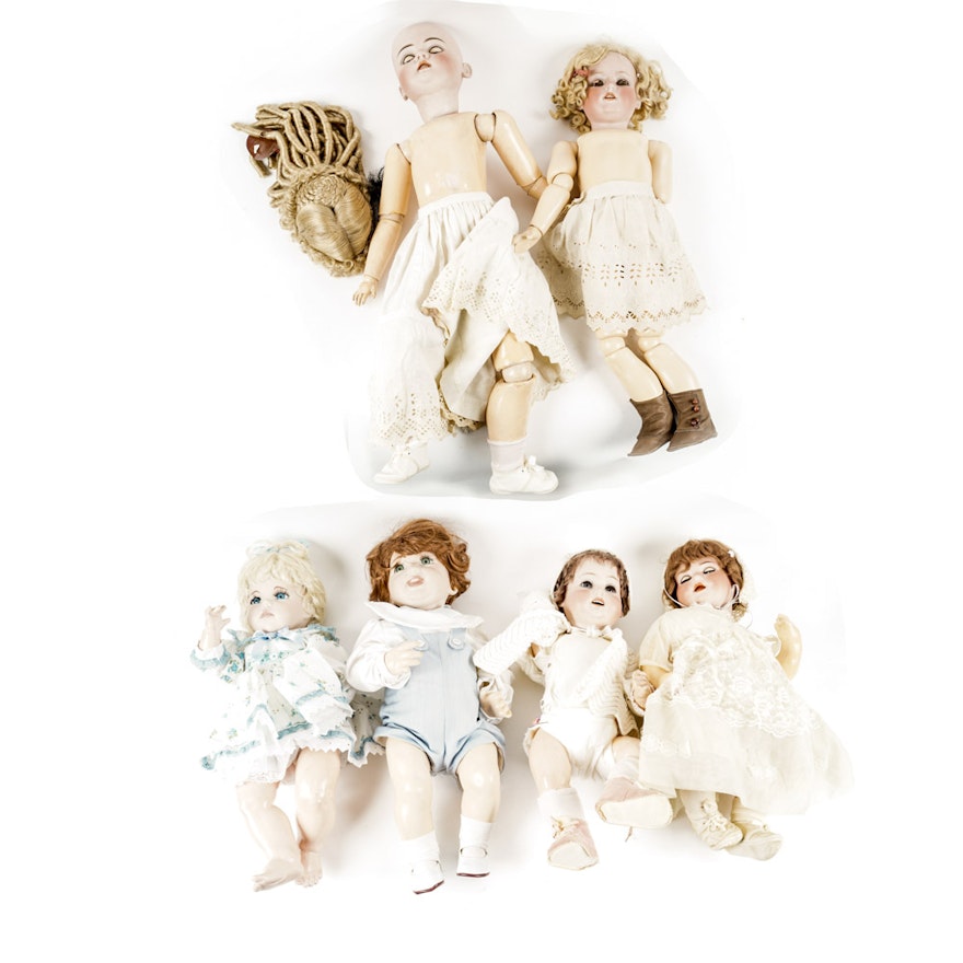 Vintage and Antique China Dolls and Doll Parts