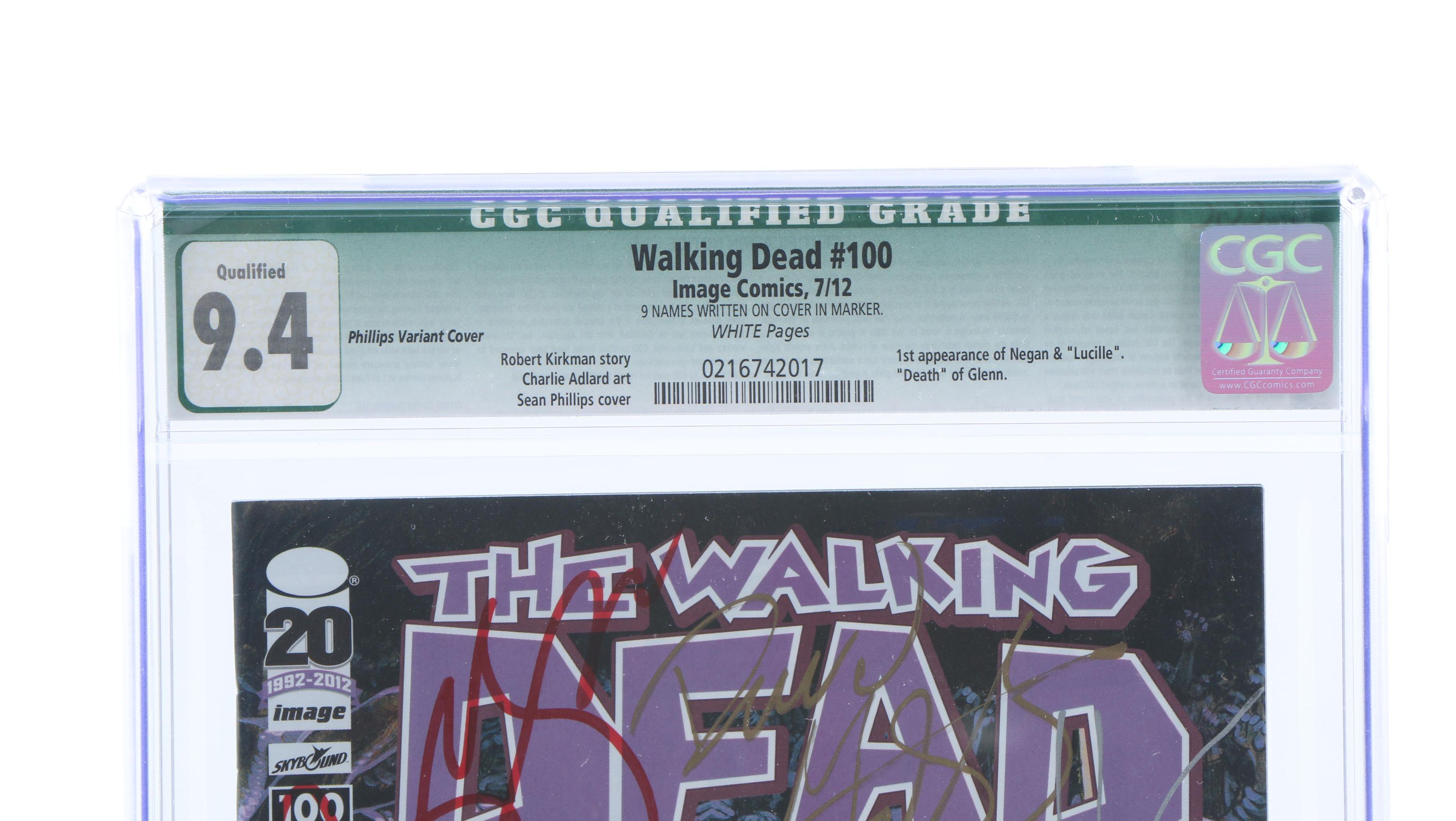 "The Walking Dead" Comic Signed by Television Series Cast