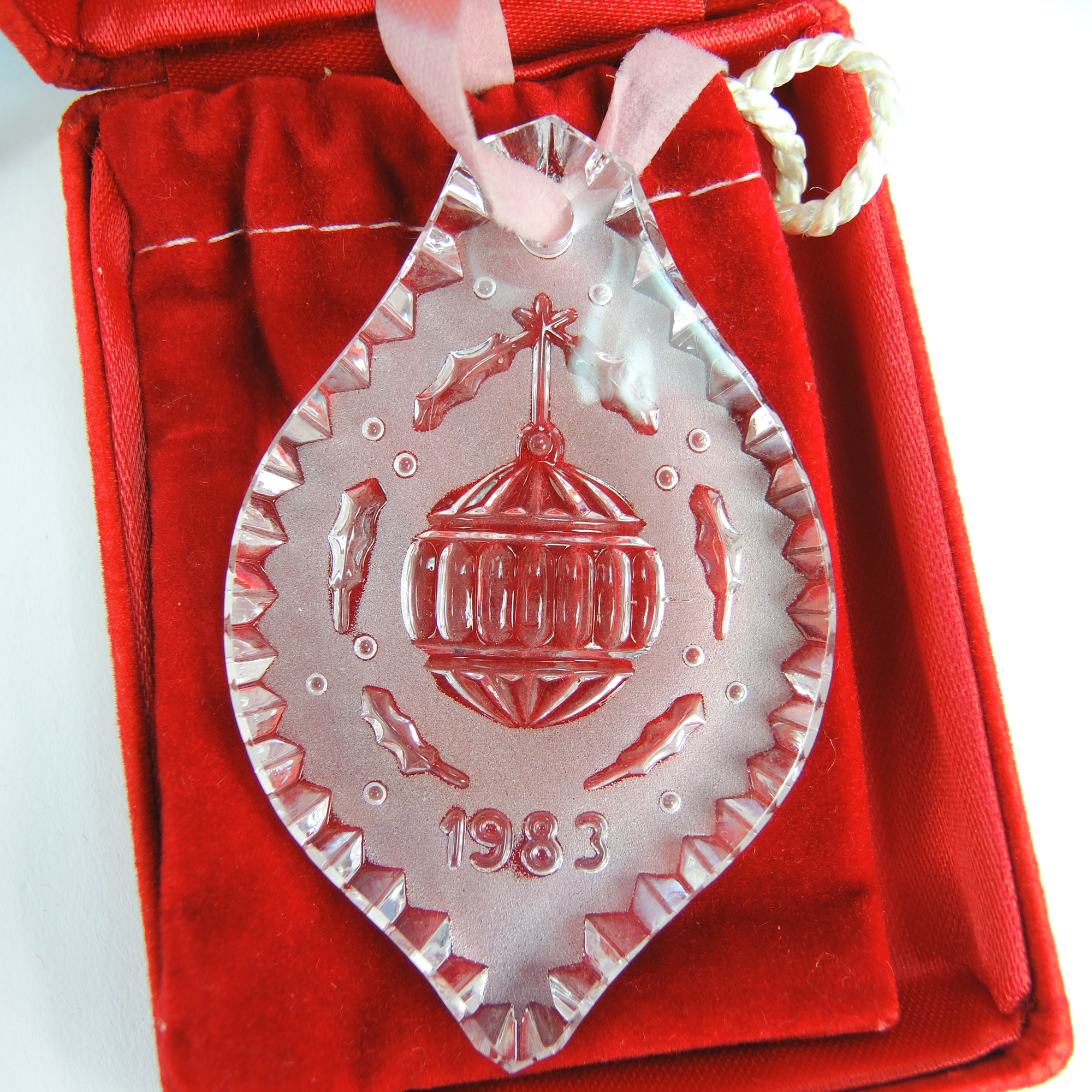 Vintage Waterford Crystal Christmas Ornament Collection