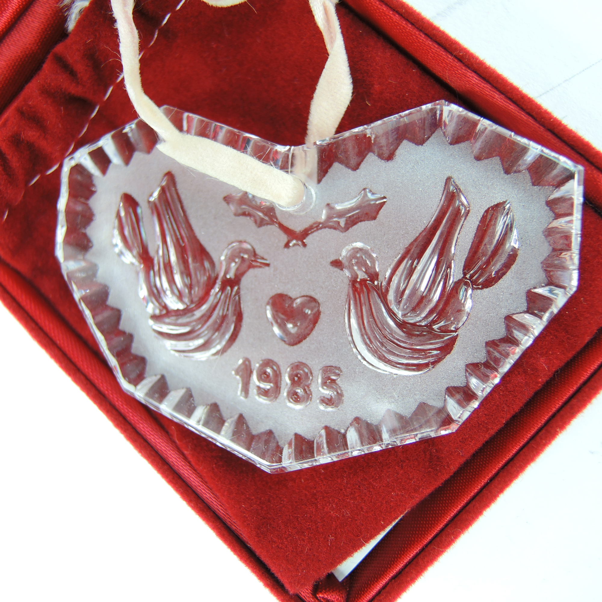 Vintage Waterford Crystal Christmas Ornament Collection