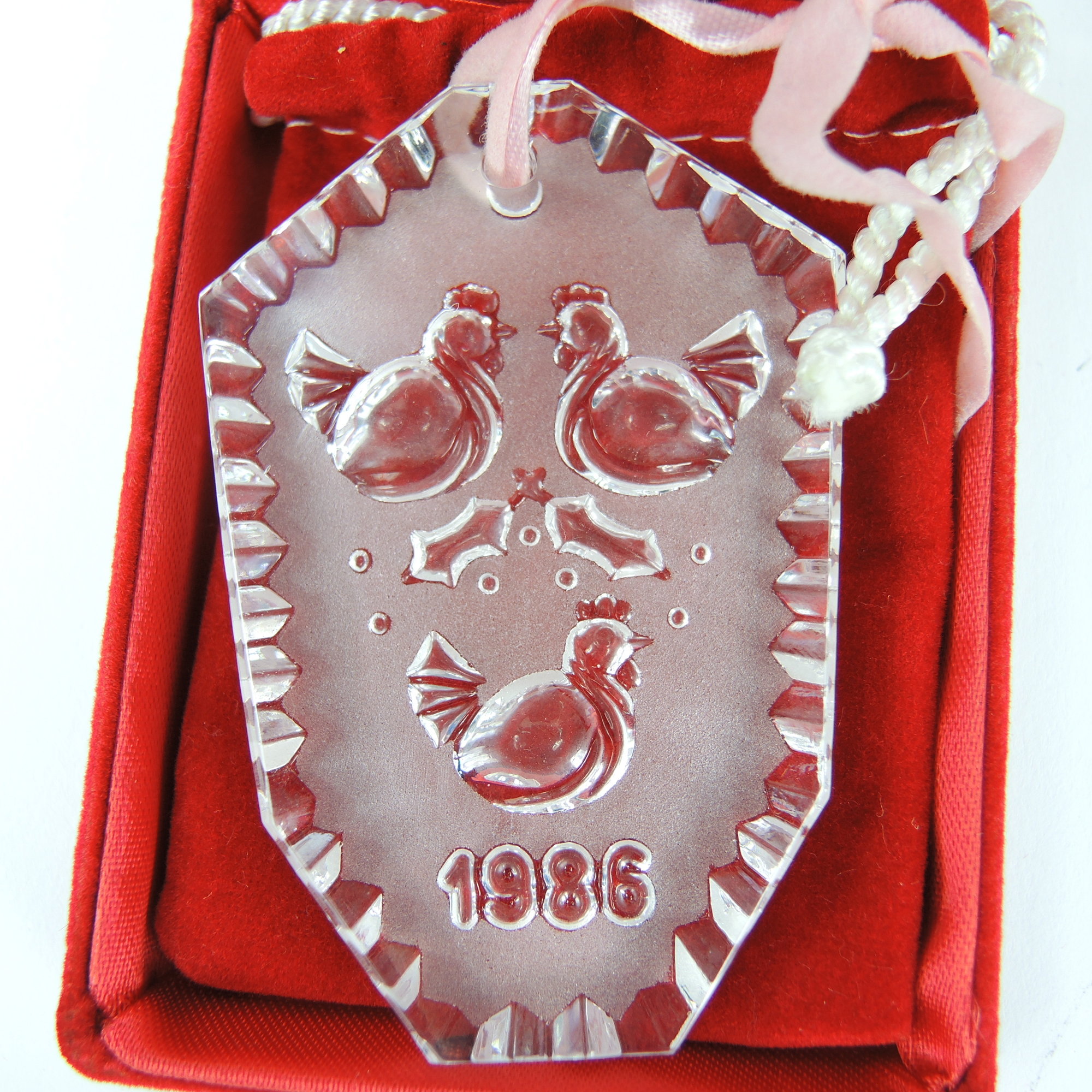 Vintage Waterford Crystal Christmas Ornament Collection