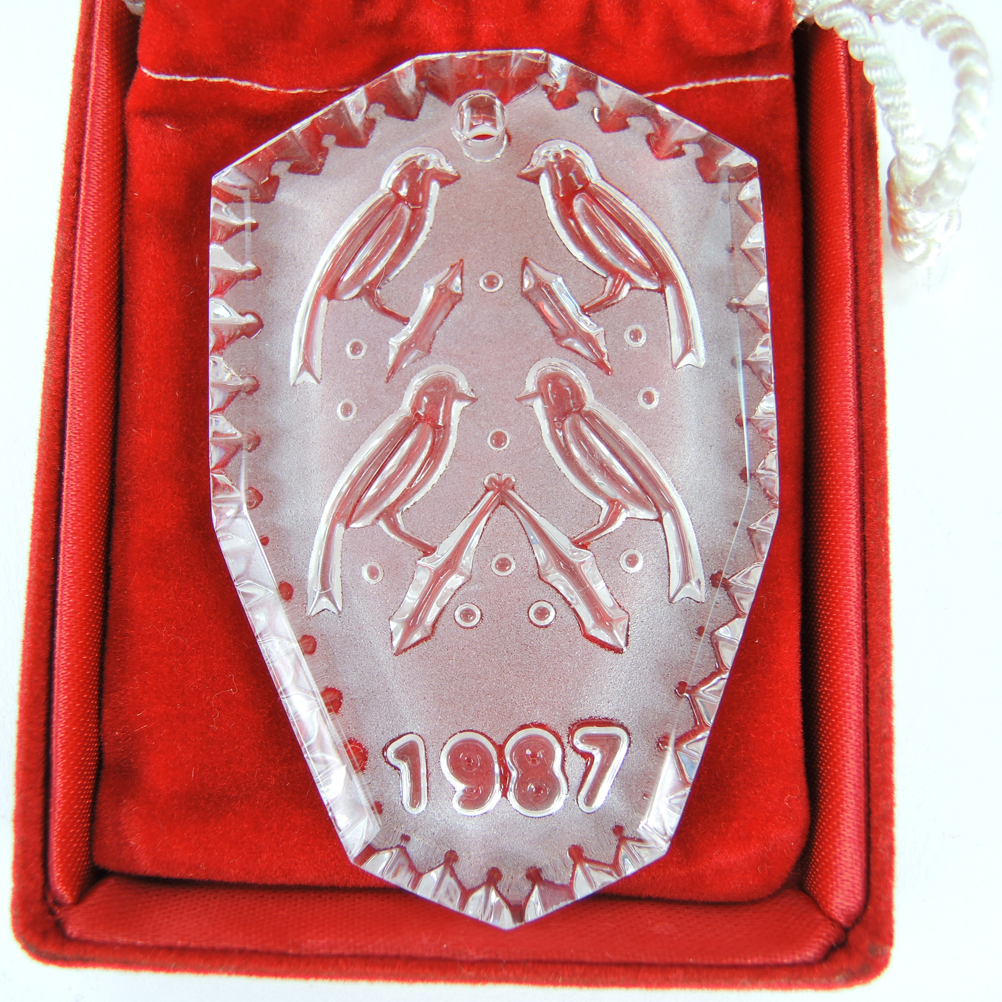 Vintage Waterford Crystal Christmas Ornament Collection