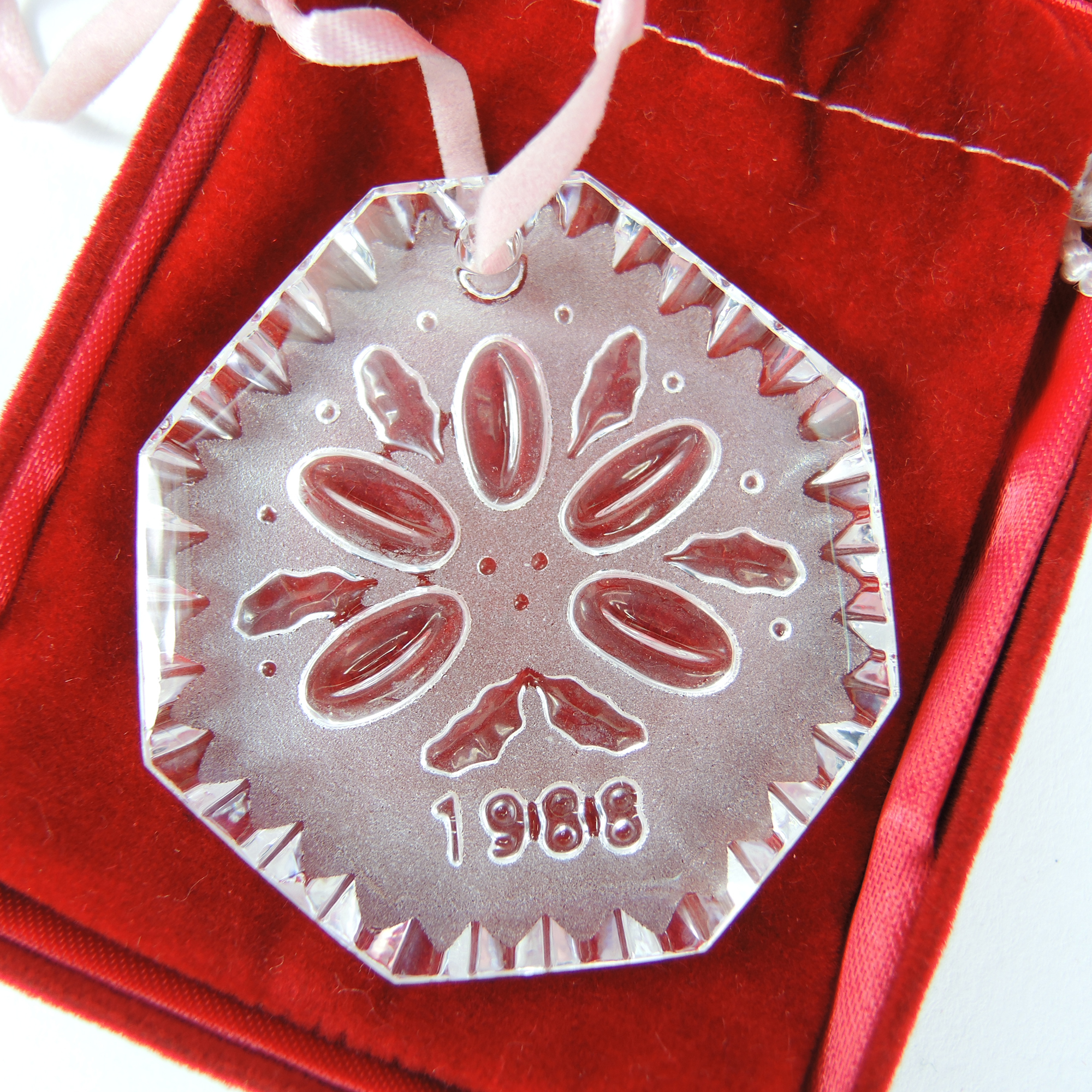 Vintage Waterford Crystal Christmas Ornament Collection