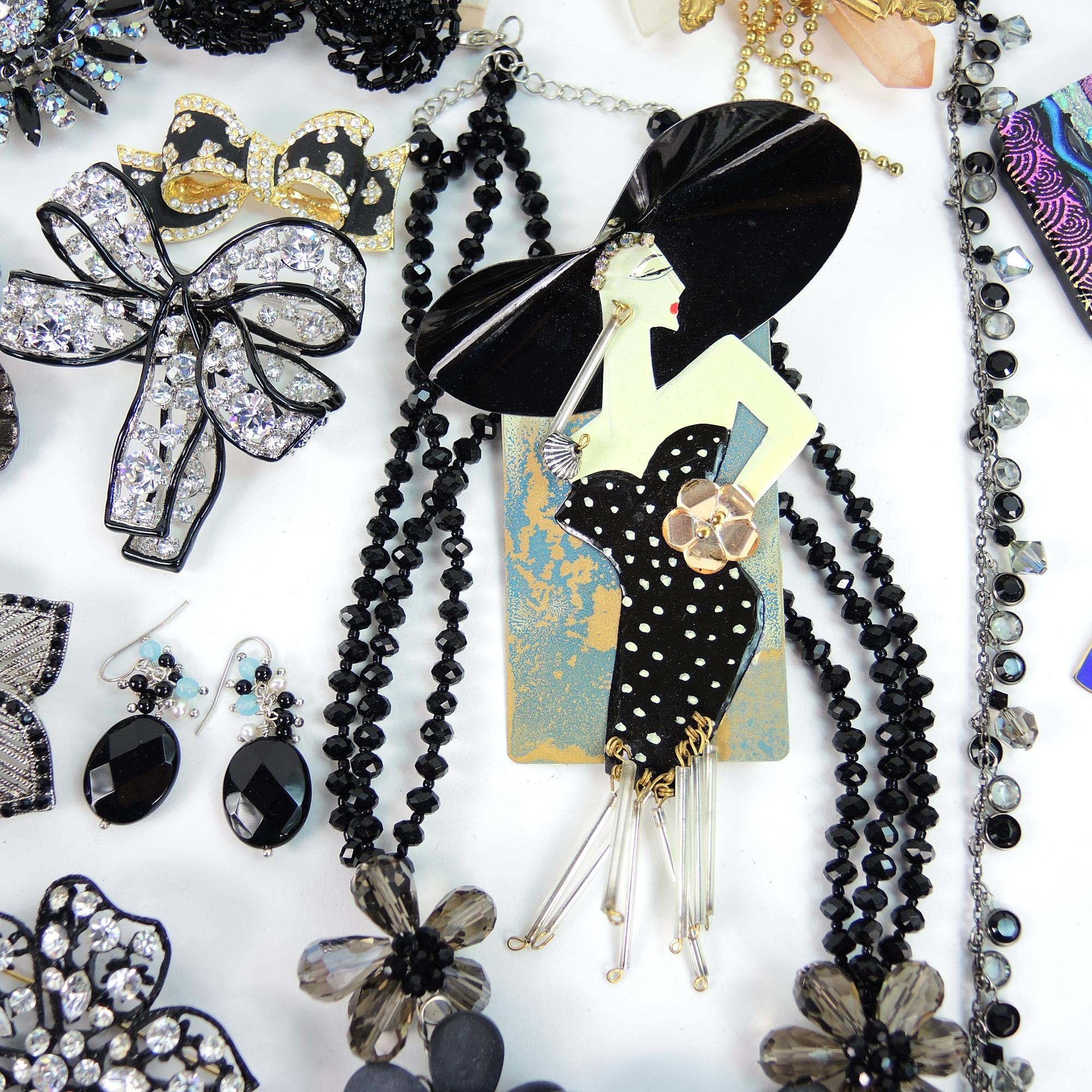 Assortment of Large-Scale Costume Jewelry