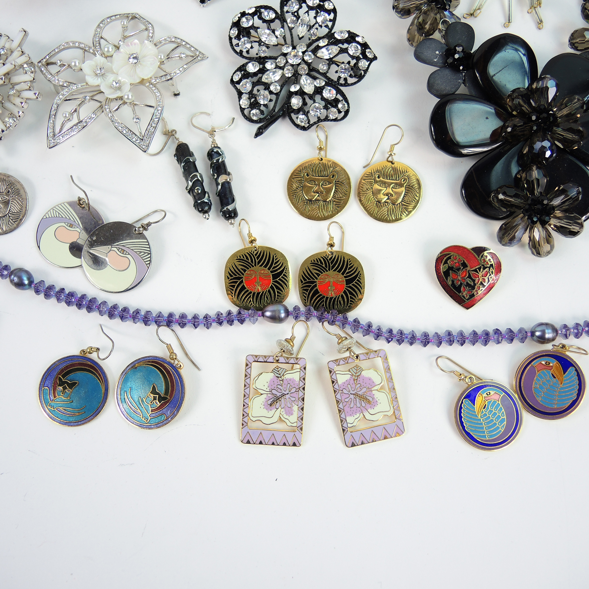 Assortment of Large-Scale Costume Jewelry