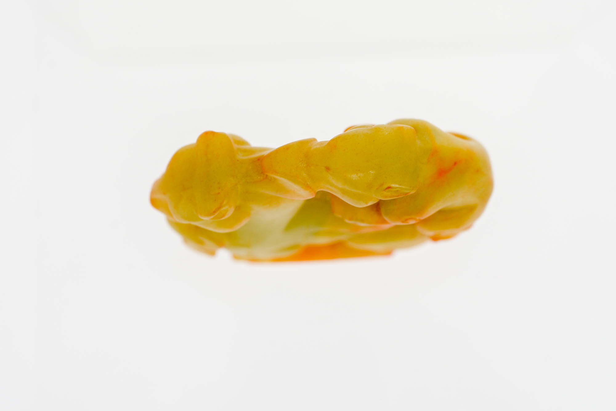 Serpentine Winged Horse and Rabbit Figurine