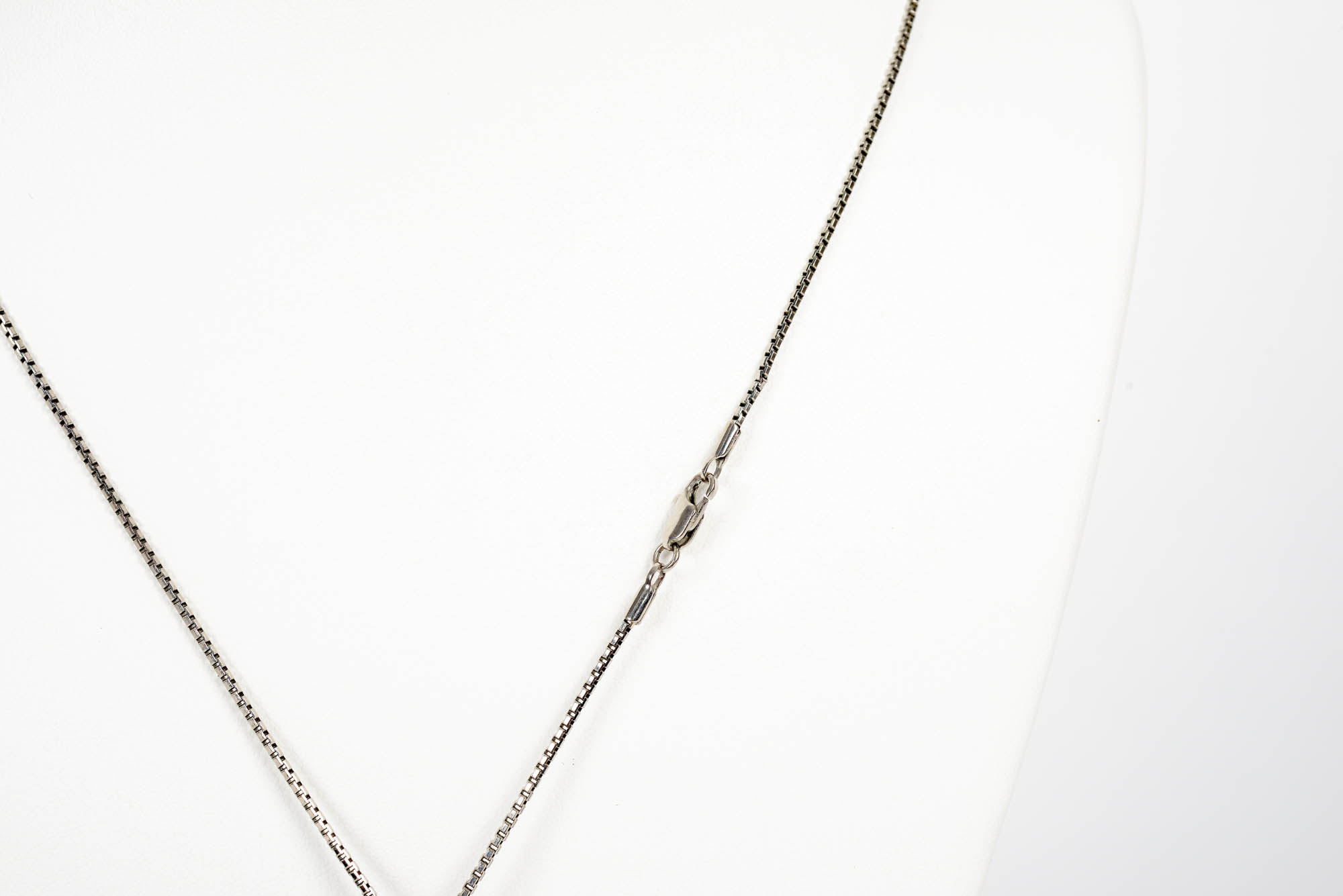 Sterling Silver Necklace with Quartz and Diamonds and Necklace with Amethyst and Quartz