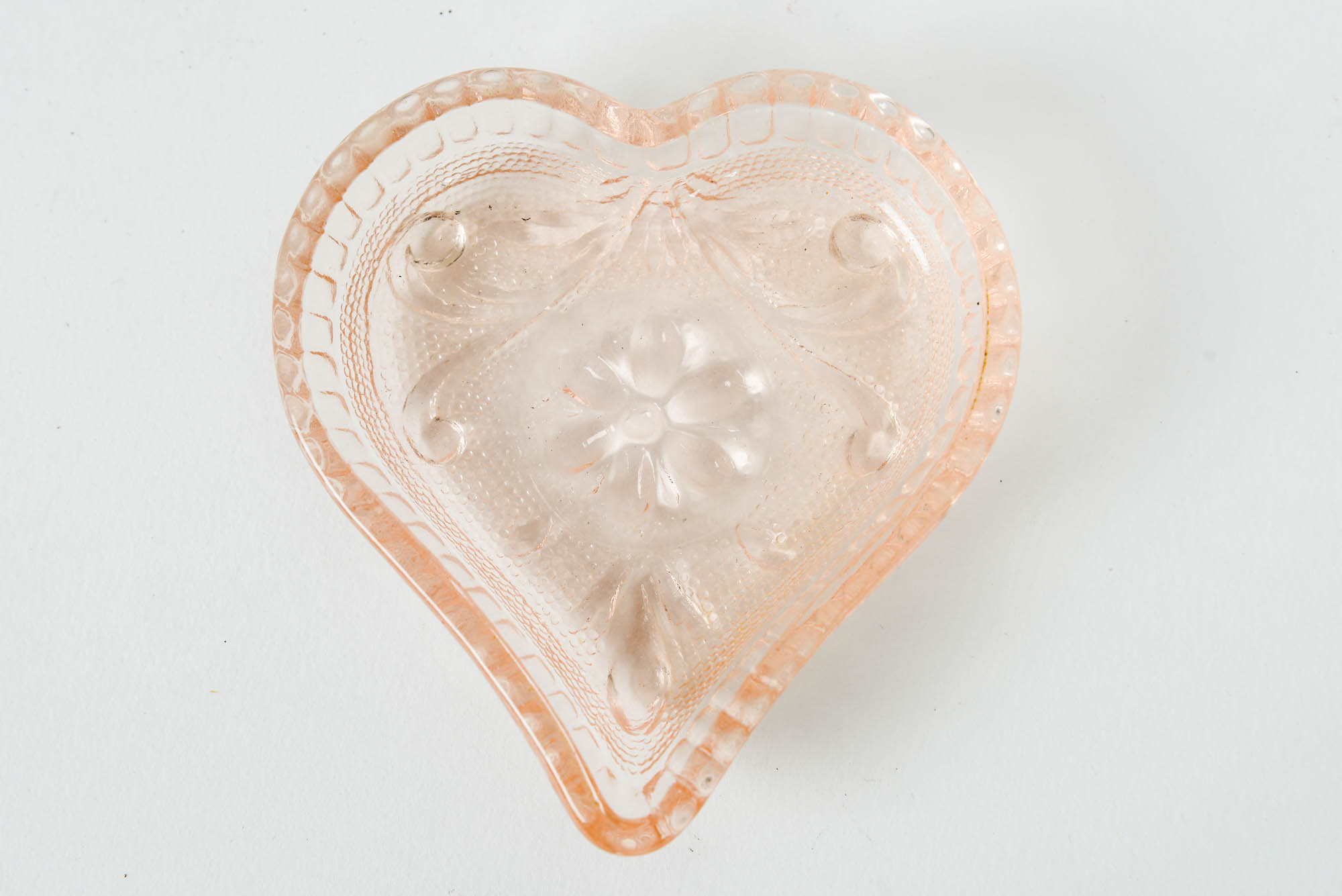 Collection of Pink Pressed Glass including Arcoroc France