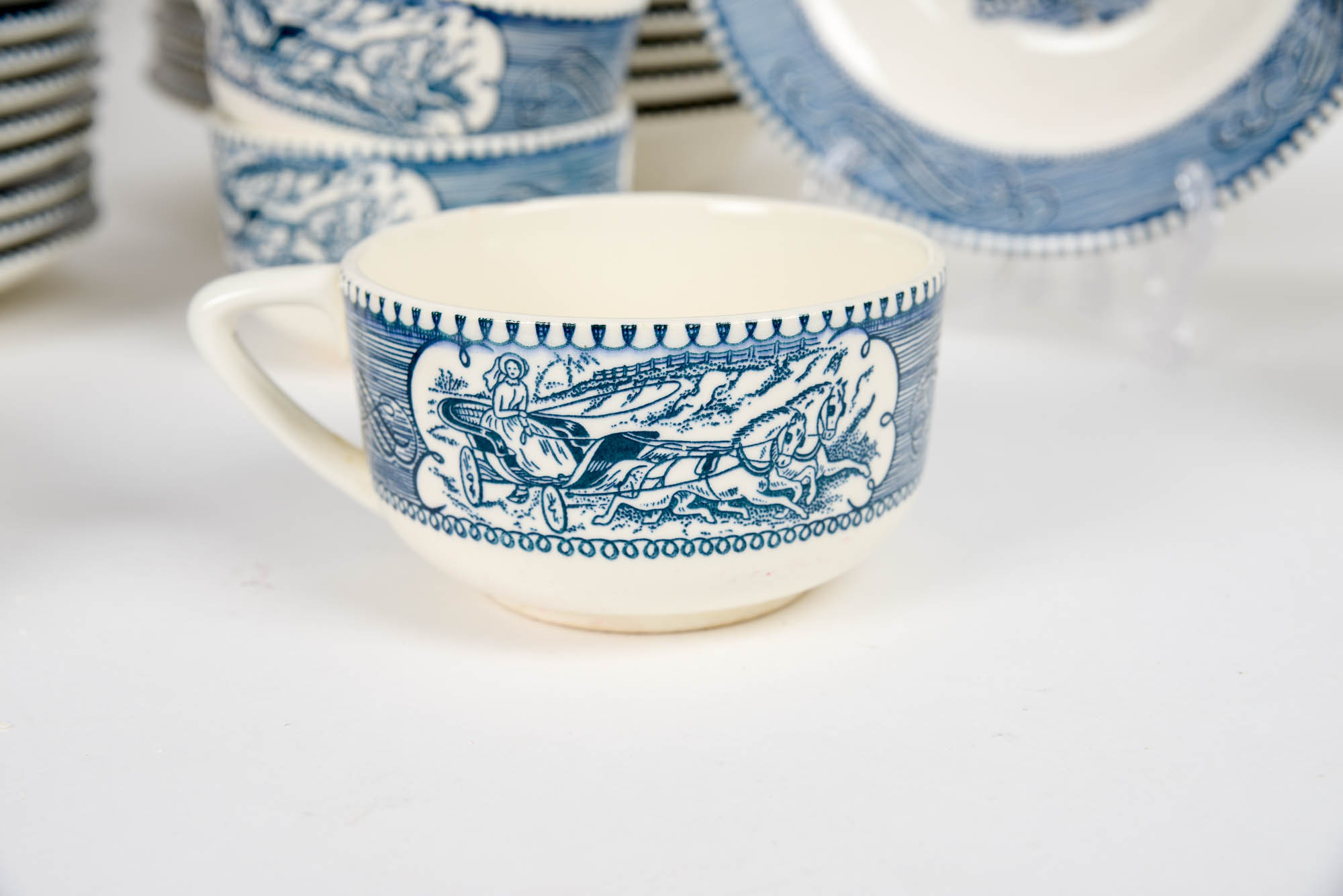 Collection of Currier & Ives Dinnerware and Servingware