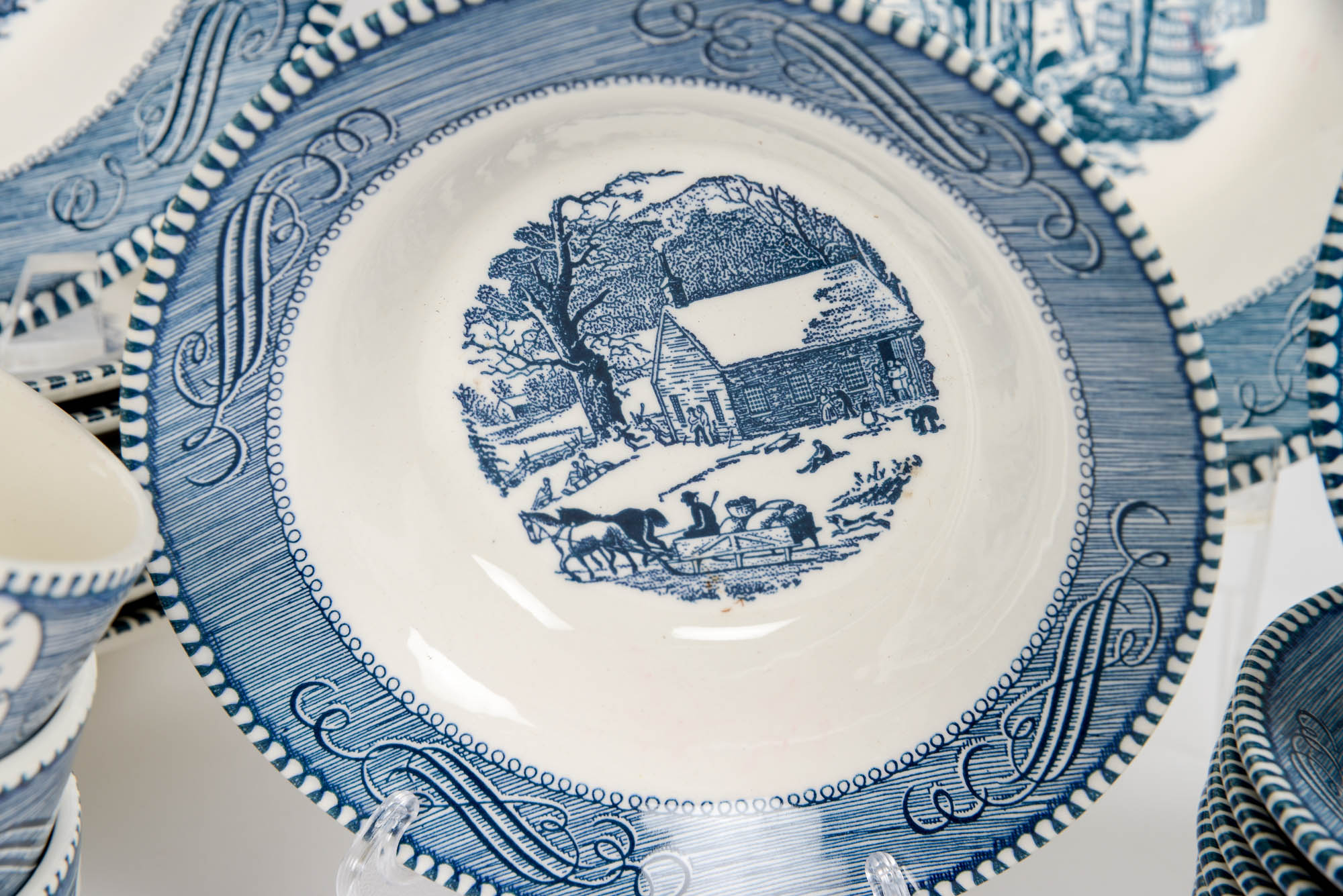 Collection of Currier & Ives Dinnerware and Servingware
