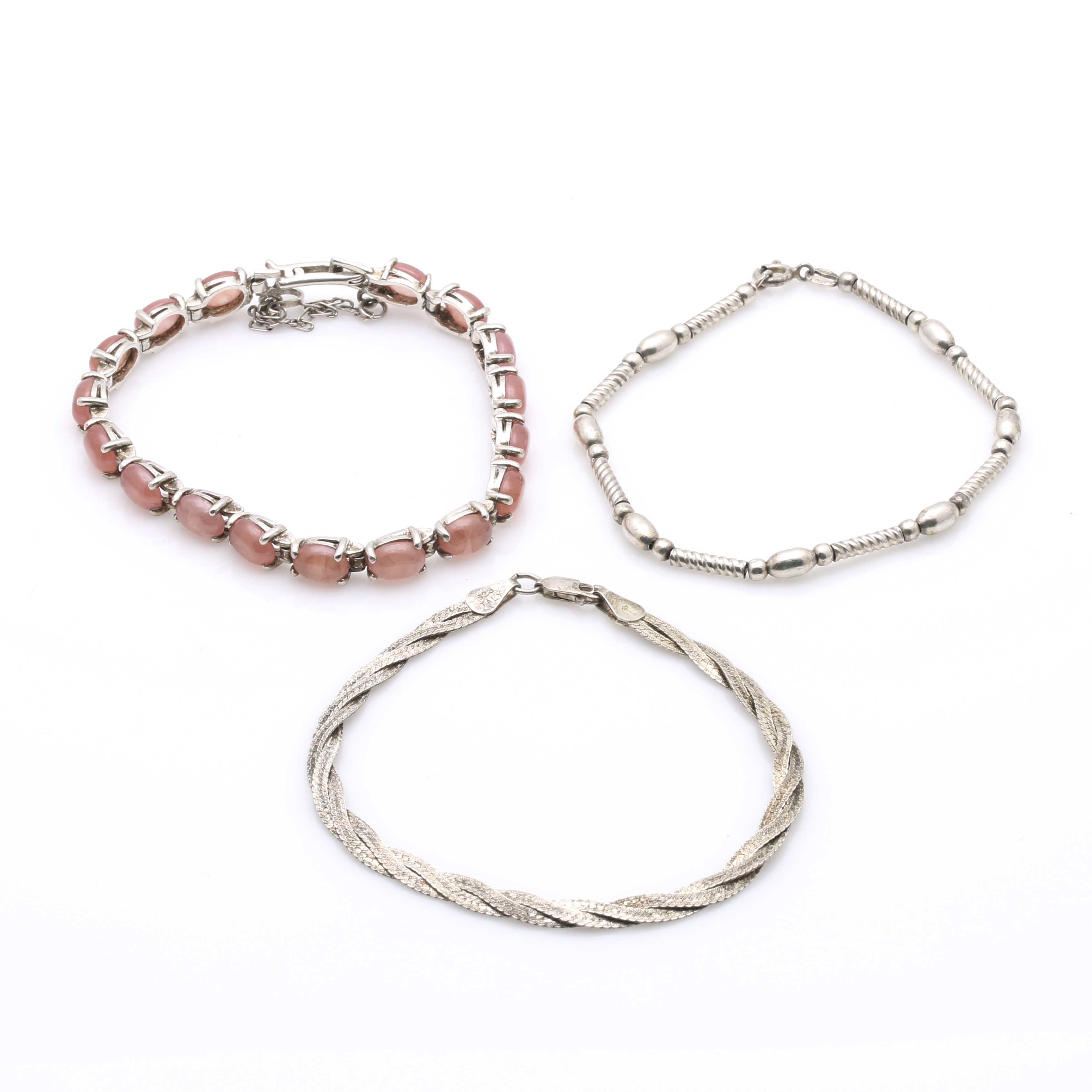 Assortment of Sterling Silver Semi-Precious Stone Jewelry