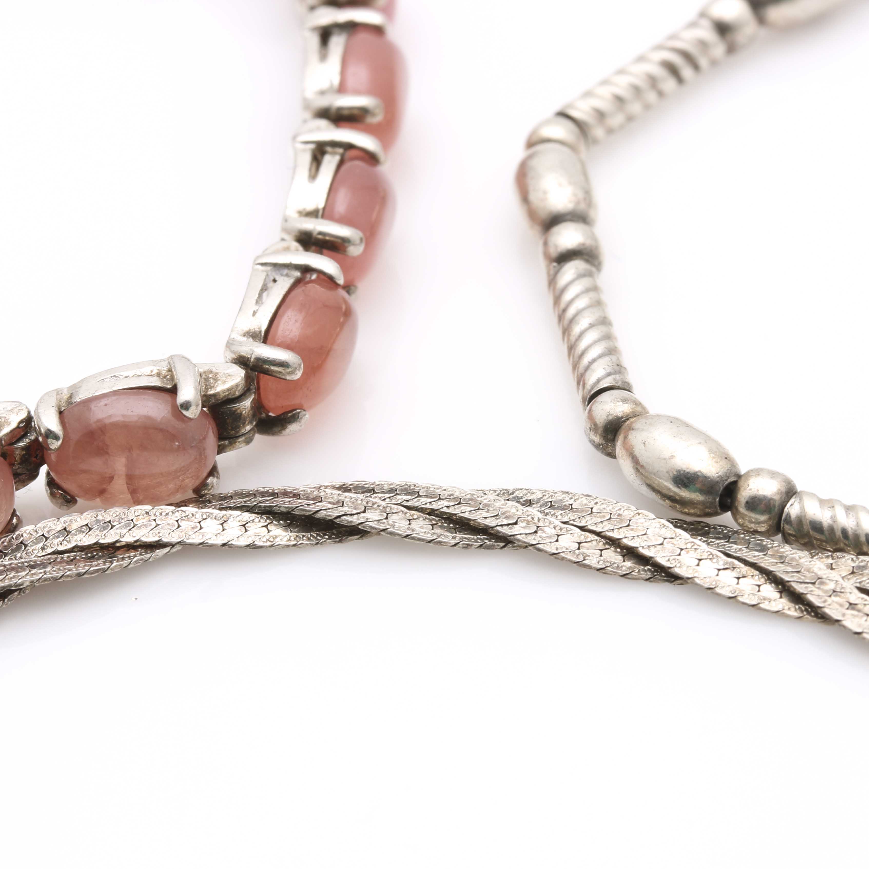 Assortment of Sterling Silver Semi-Precious Stone Jewelry