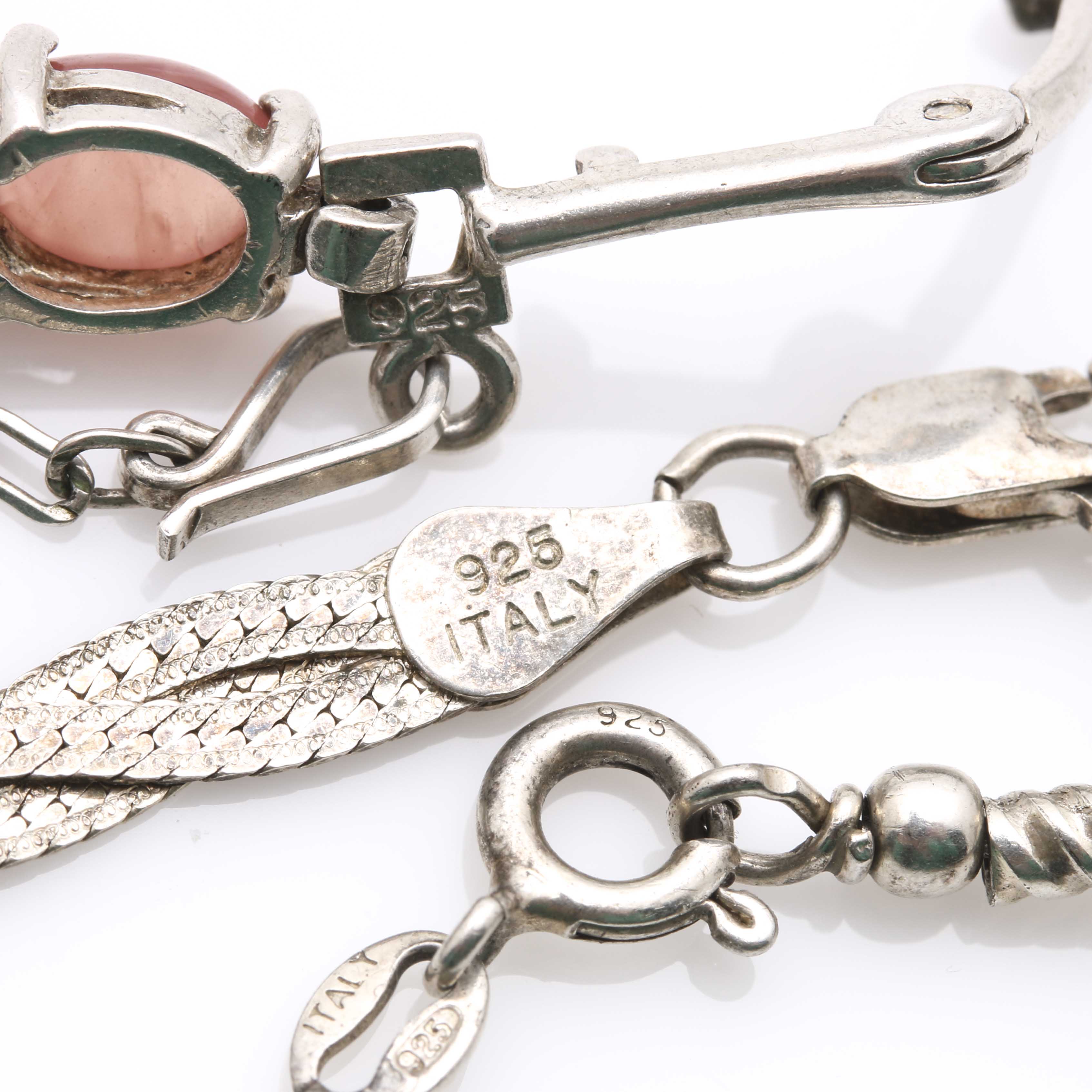 Assortment of Sterling Silver Semi-Precious Stone Jewelry