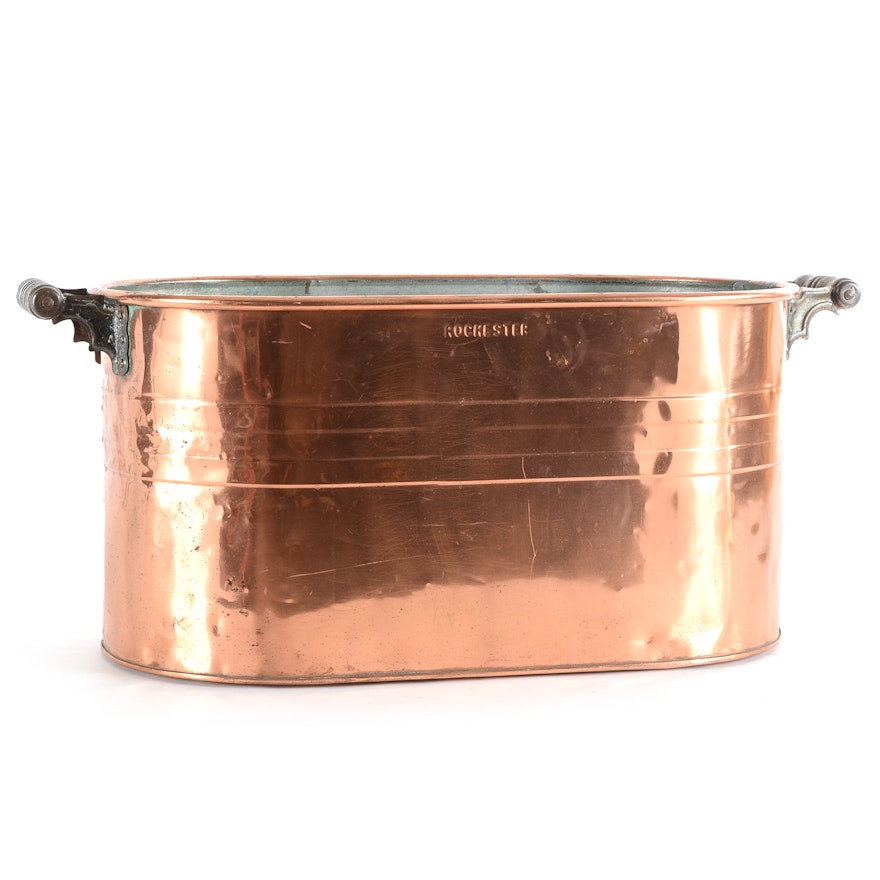 Oval Copper Boiler Tub