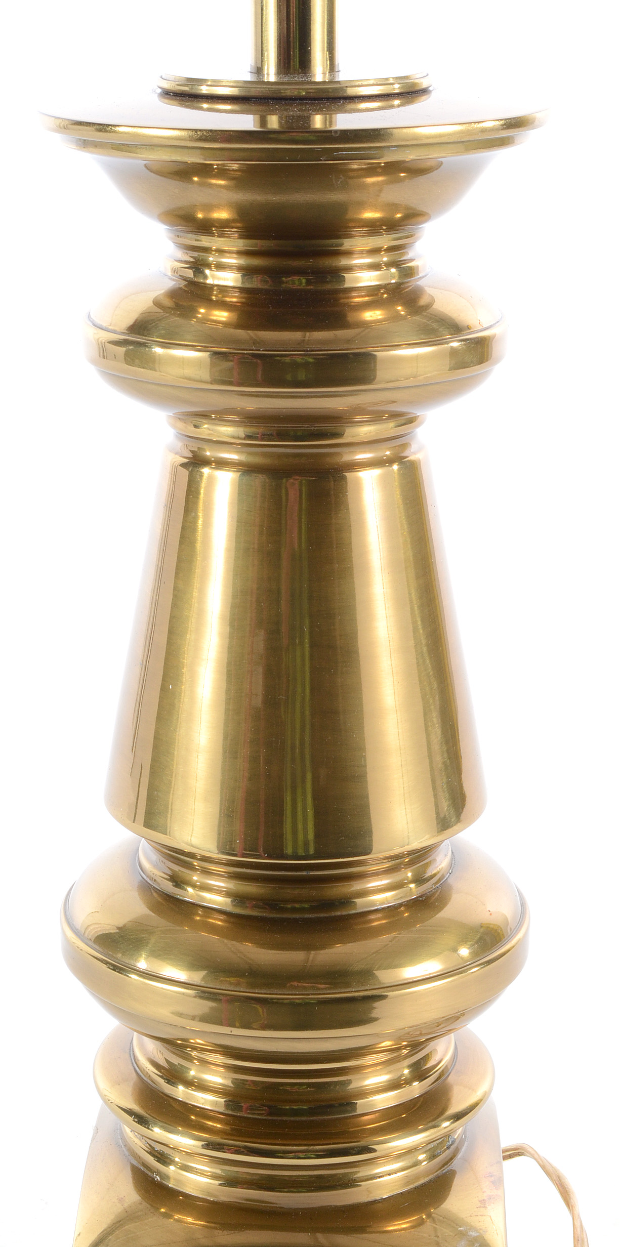 Ethan Allen Turned Brass Lamp Base