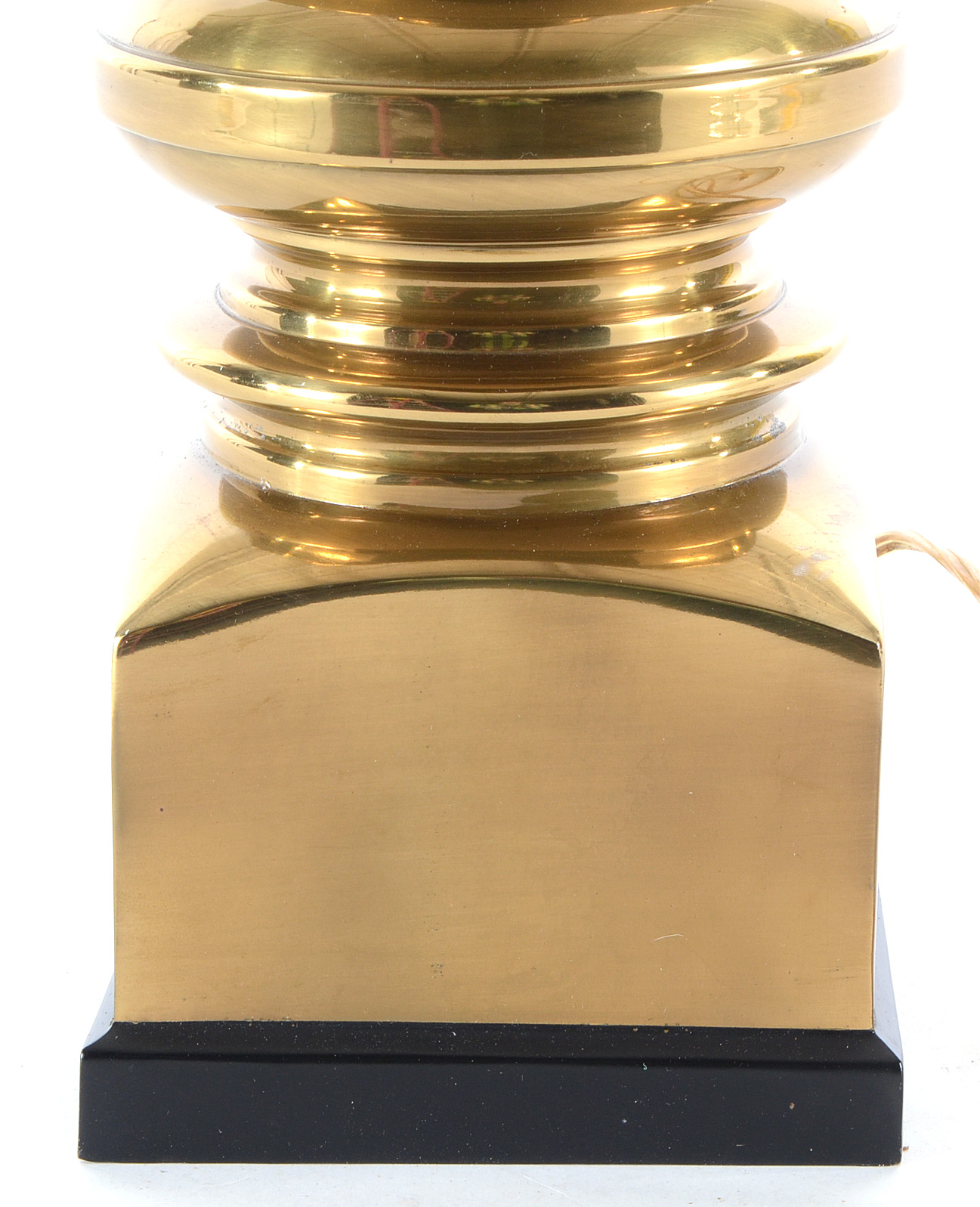 Ethan Allen Turned Brass Lamp Base