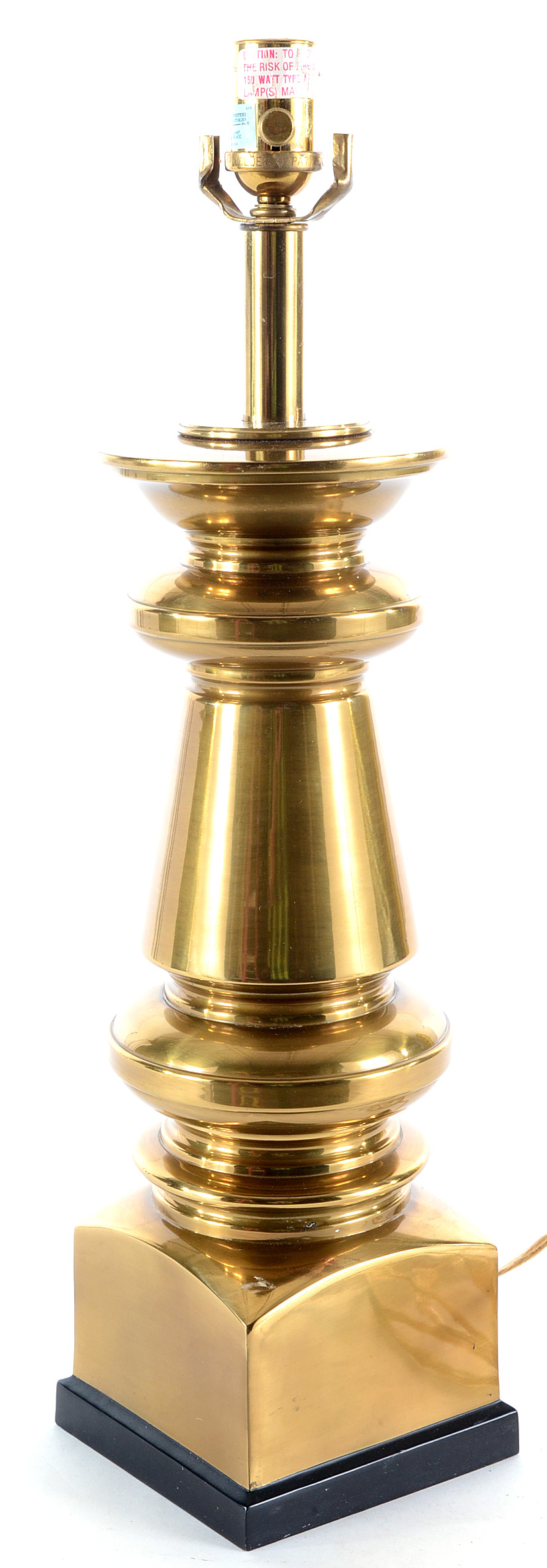 Ethan Allen Turned Brass Lamp Base
