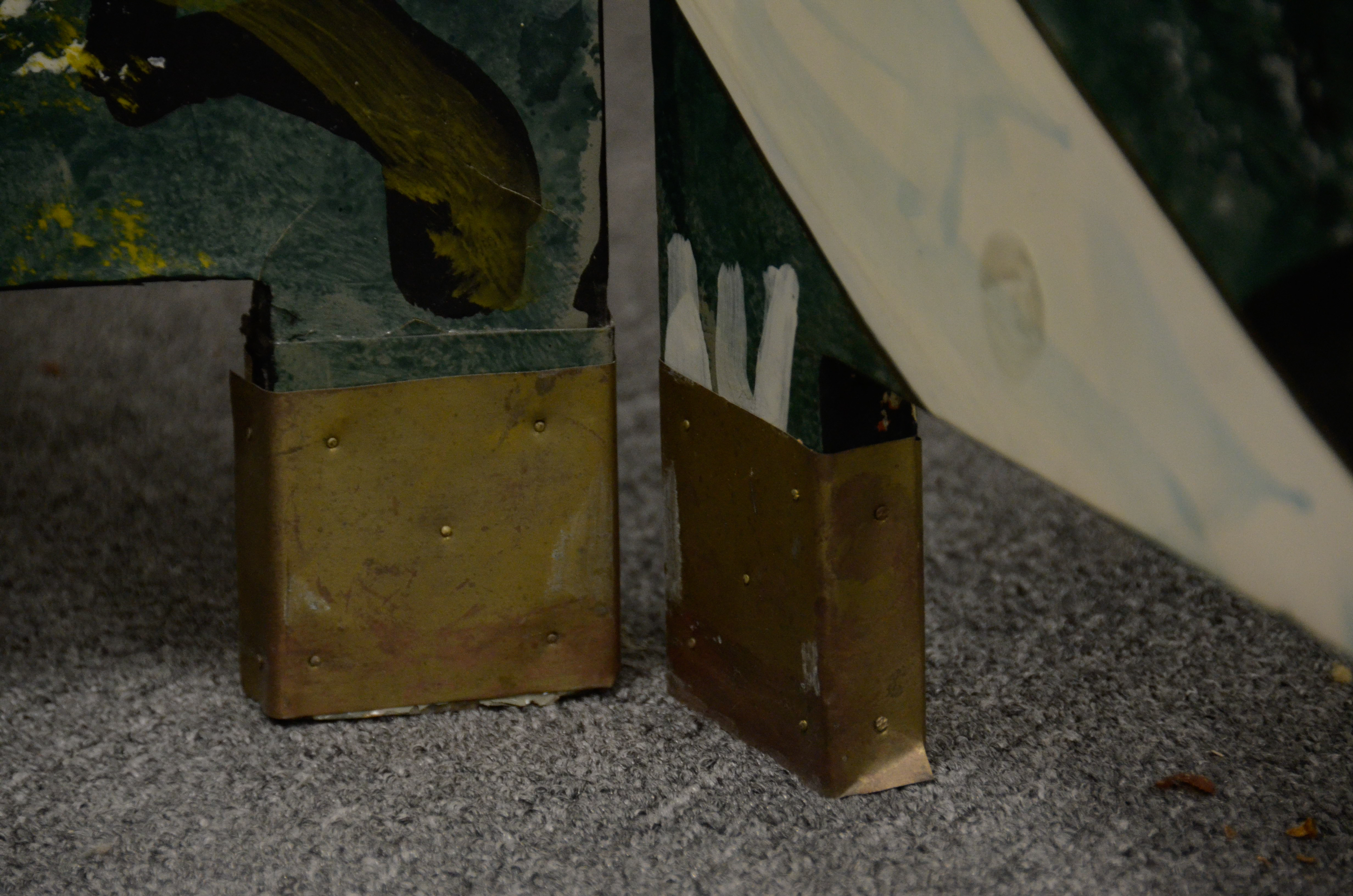 Contemporary Chinese Paneled Room Divider Screen