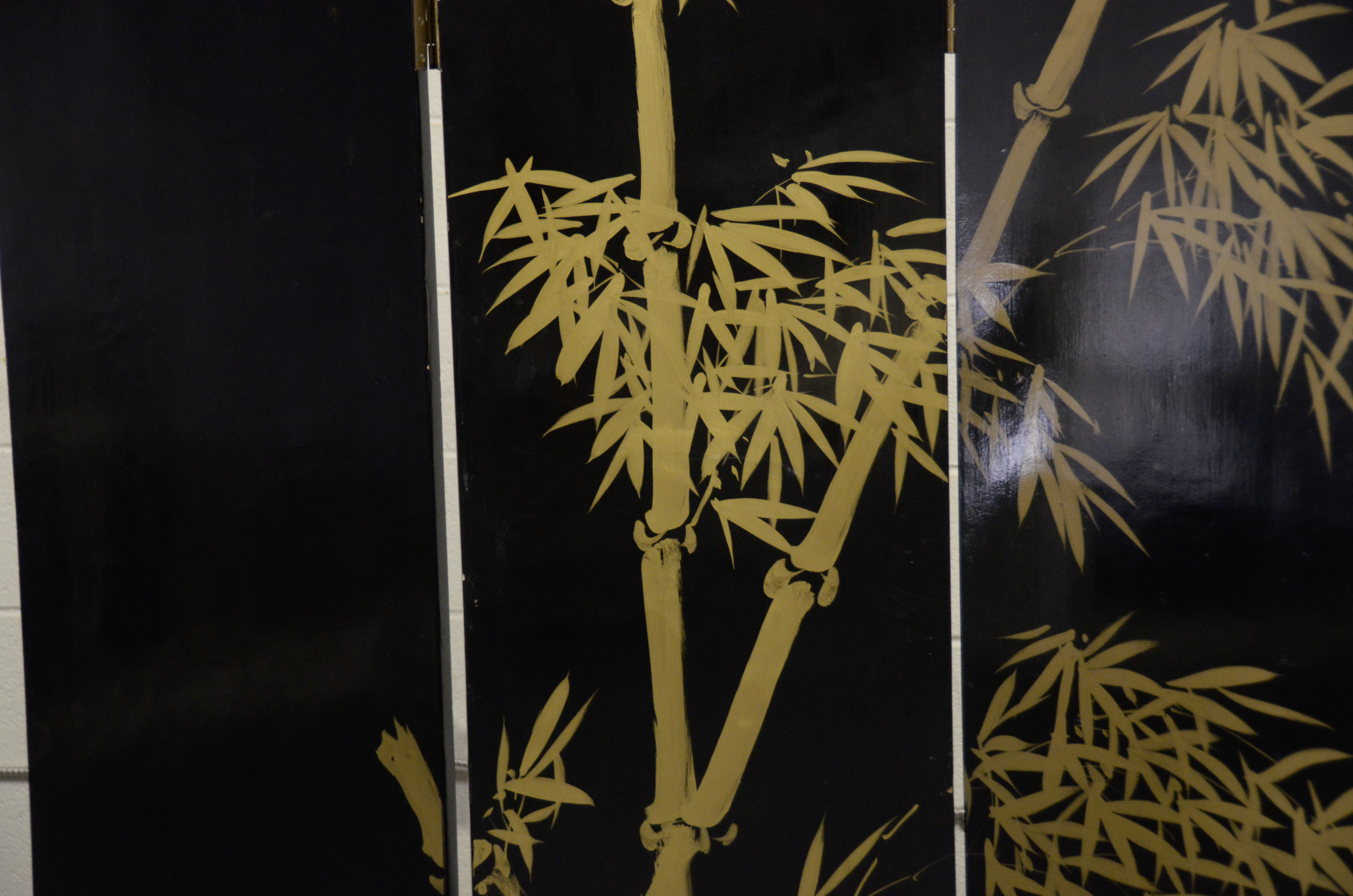 Contemporary Chinese Paneled Room Divider Screen