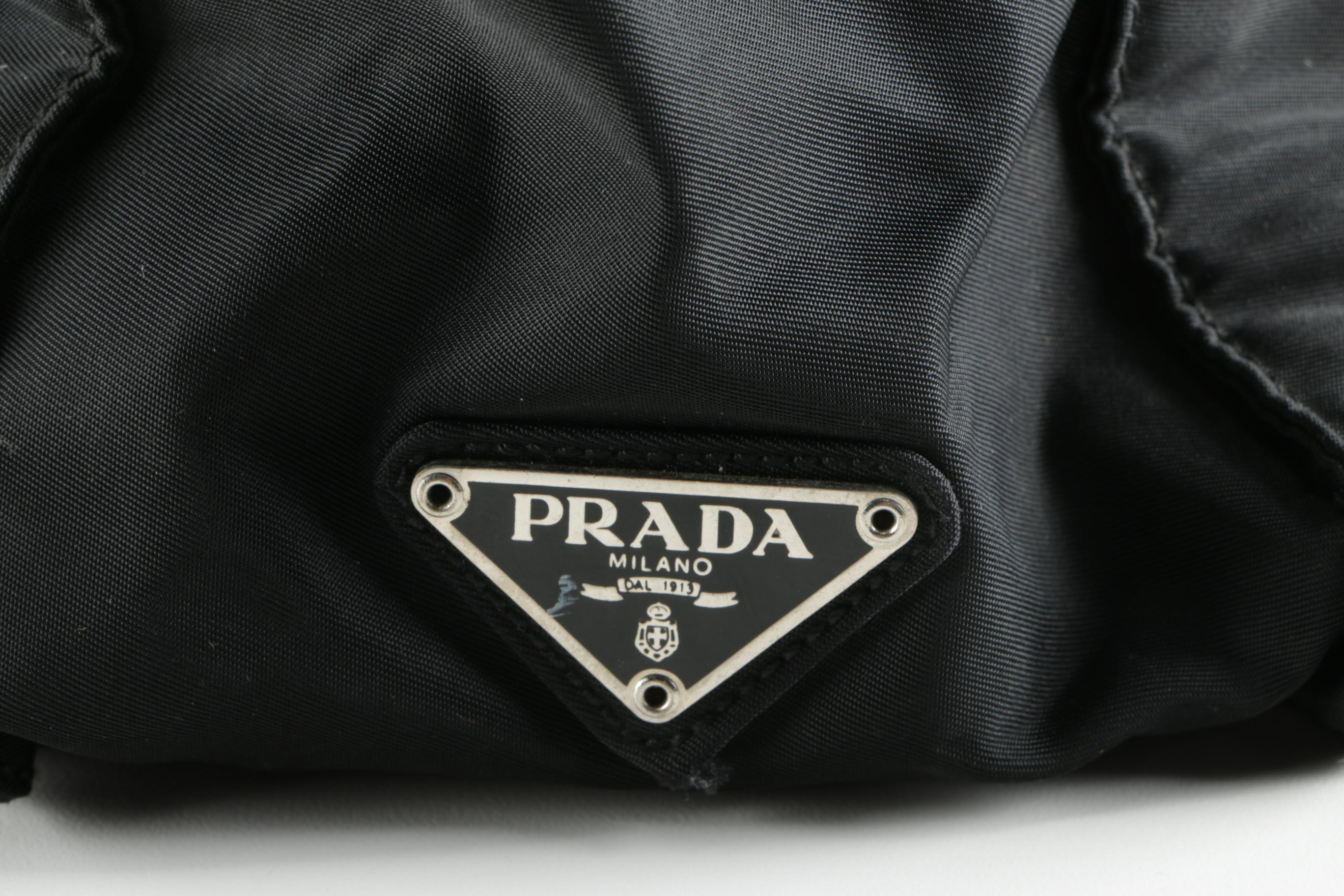 Prada Black Nylon Tote