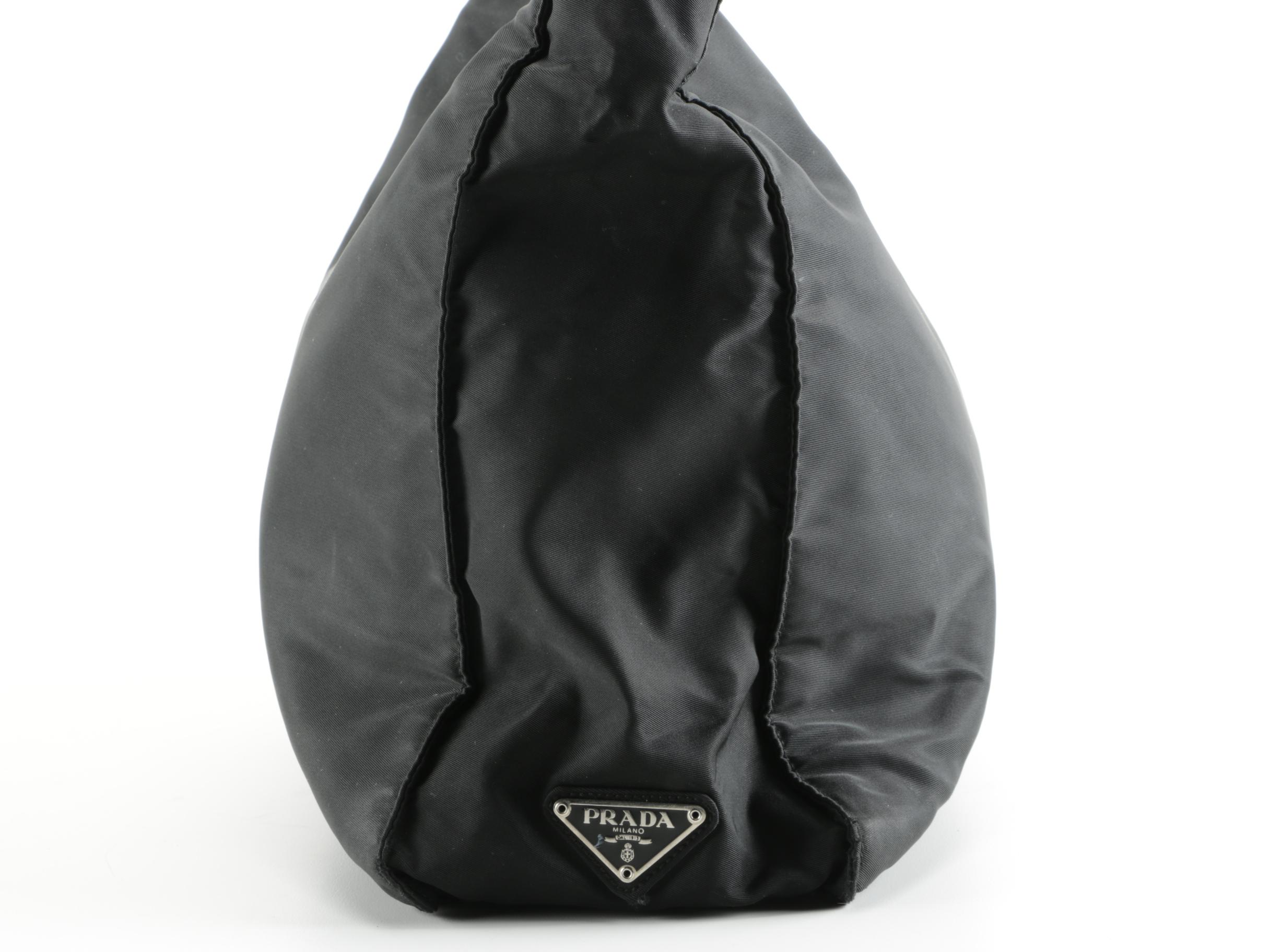 Prada Black Nylon Tote
