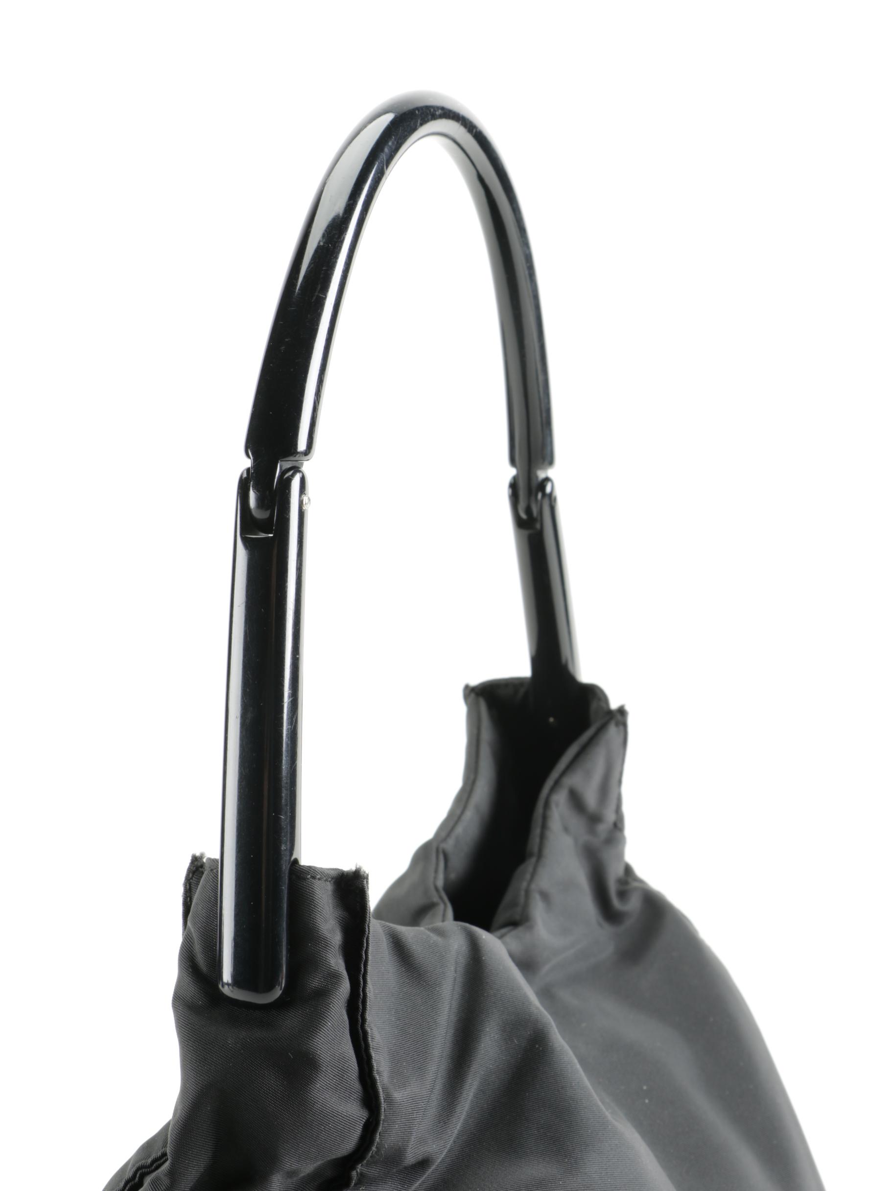 Prada Black Nylon Tote