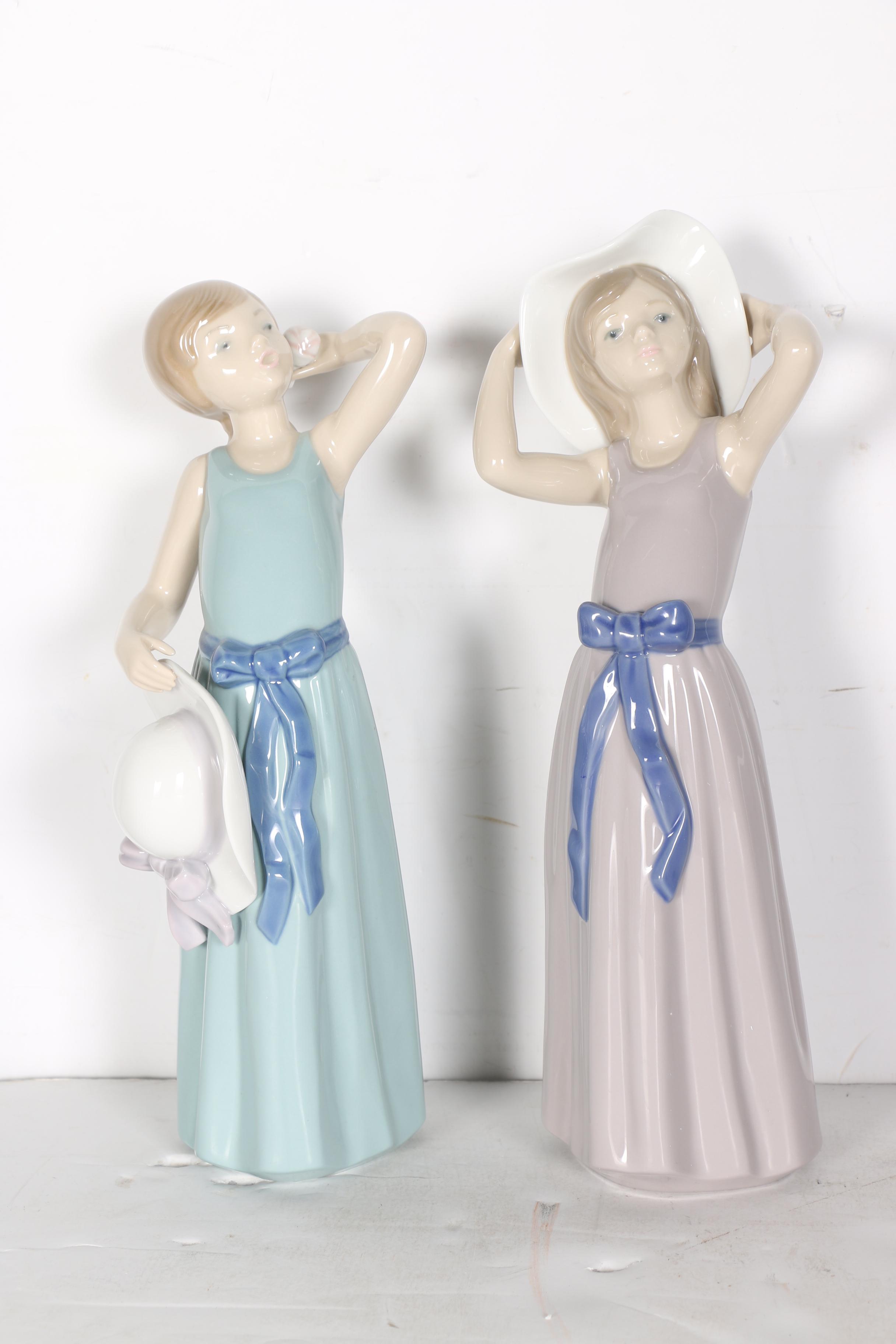 Lladró Figurines Including "Lambkins" and "Arms Full of Love"