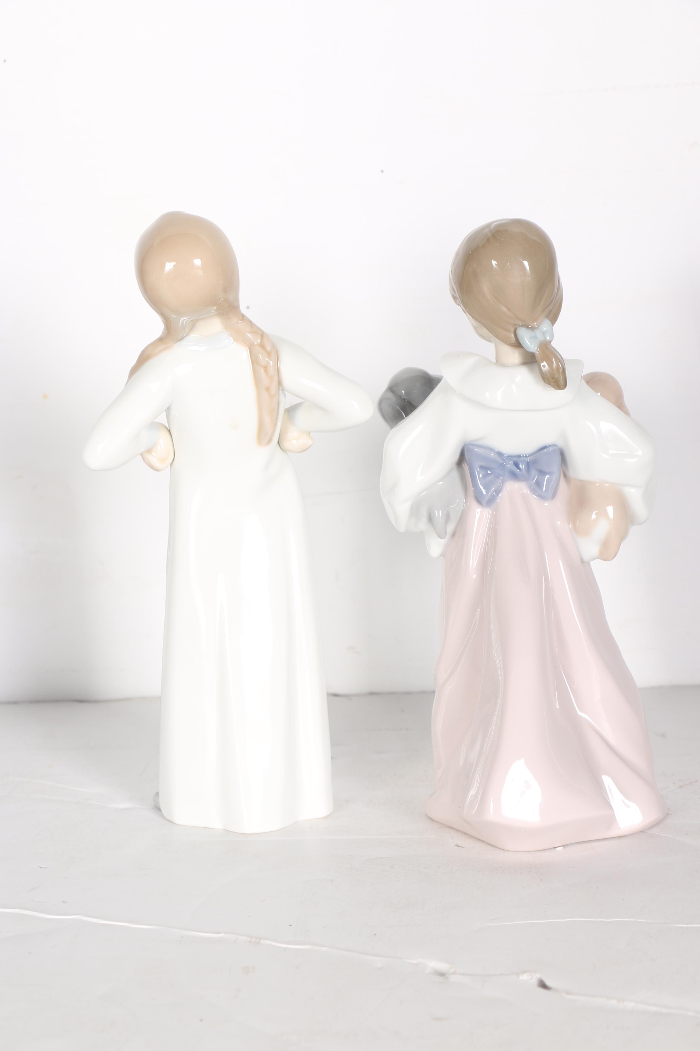 Lladró Figurines Including "Lambkins" and "Arms Full of Love"