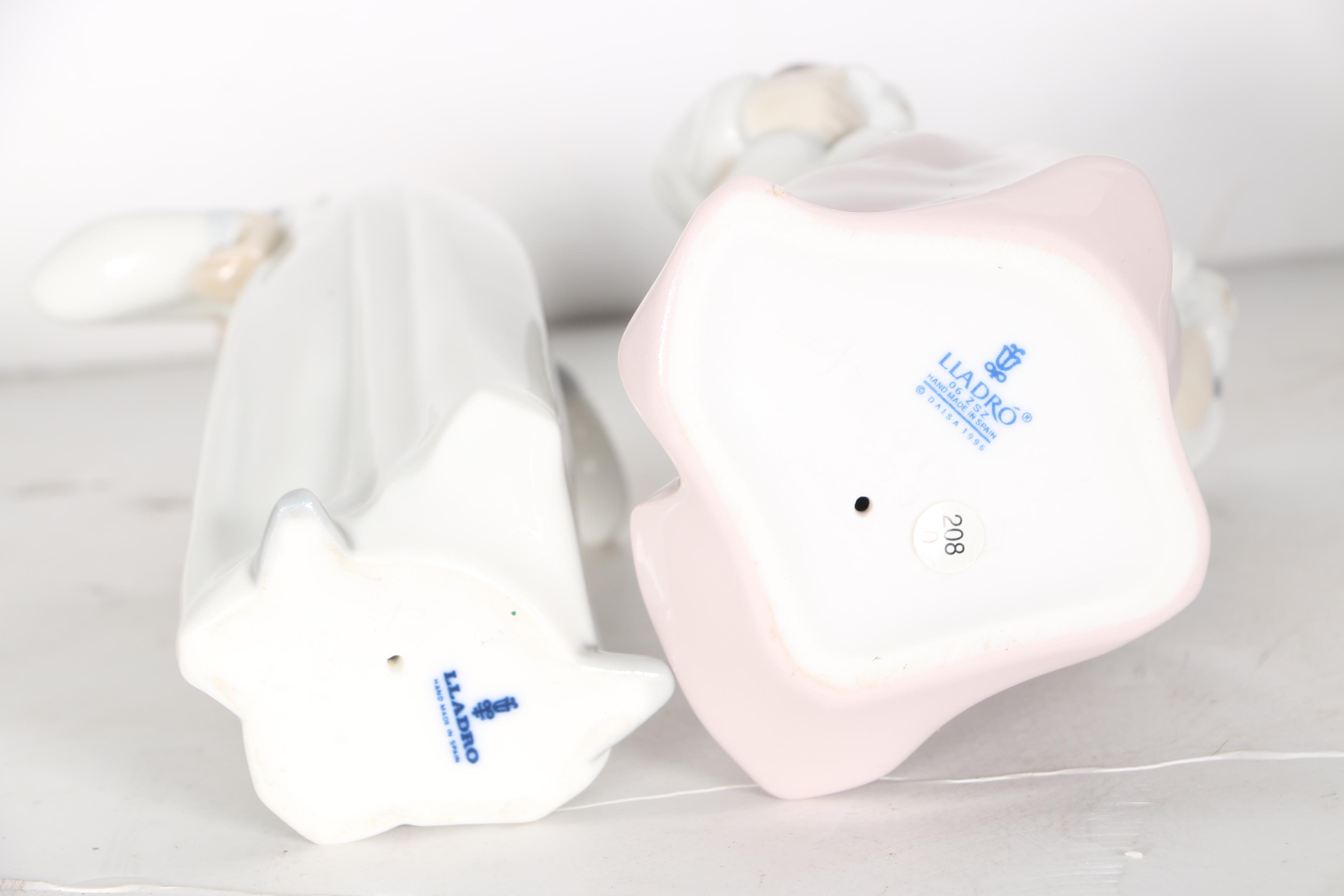 Lladró Figurines Including "Lambkins" and "Arms Full of Love"