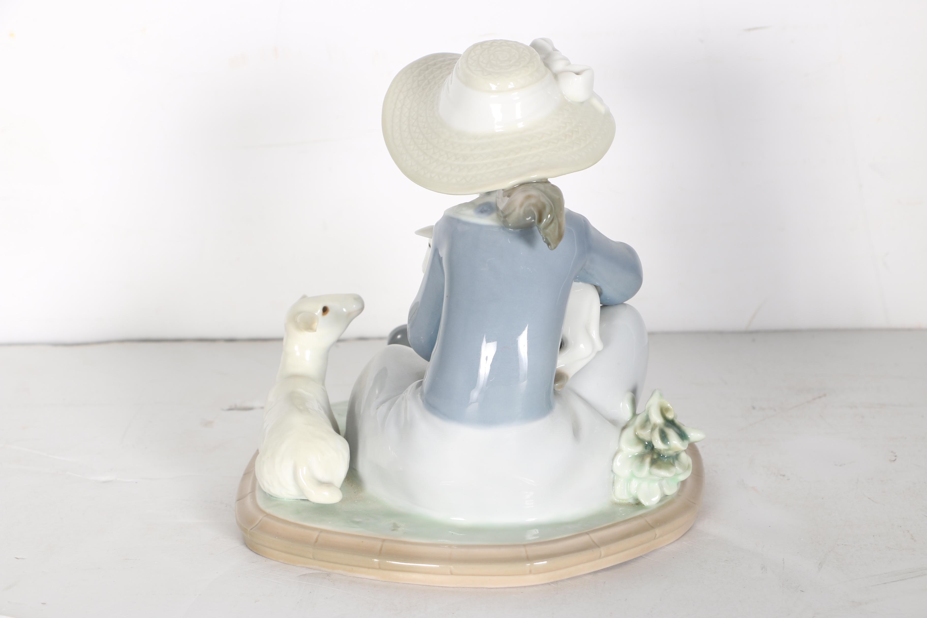 Lladró Figurines Including "Lambkins" and "Arms Full of Love"