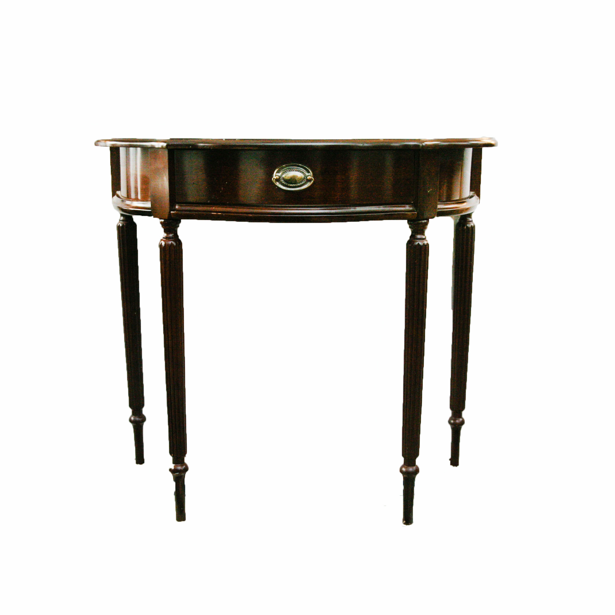Contemporary Sheraton Style Console Table
