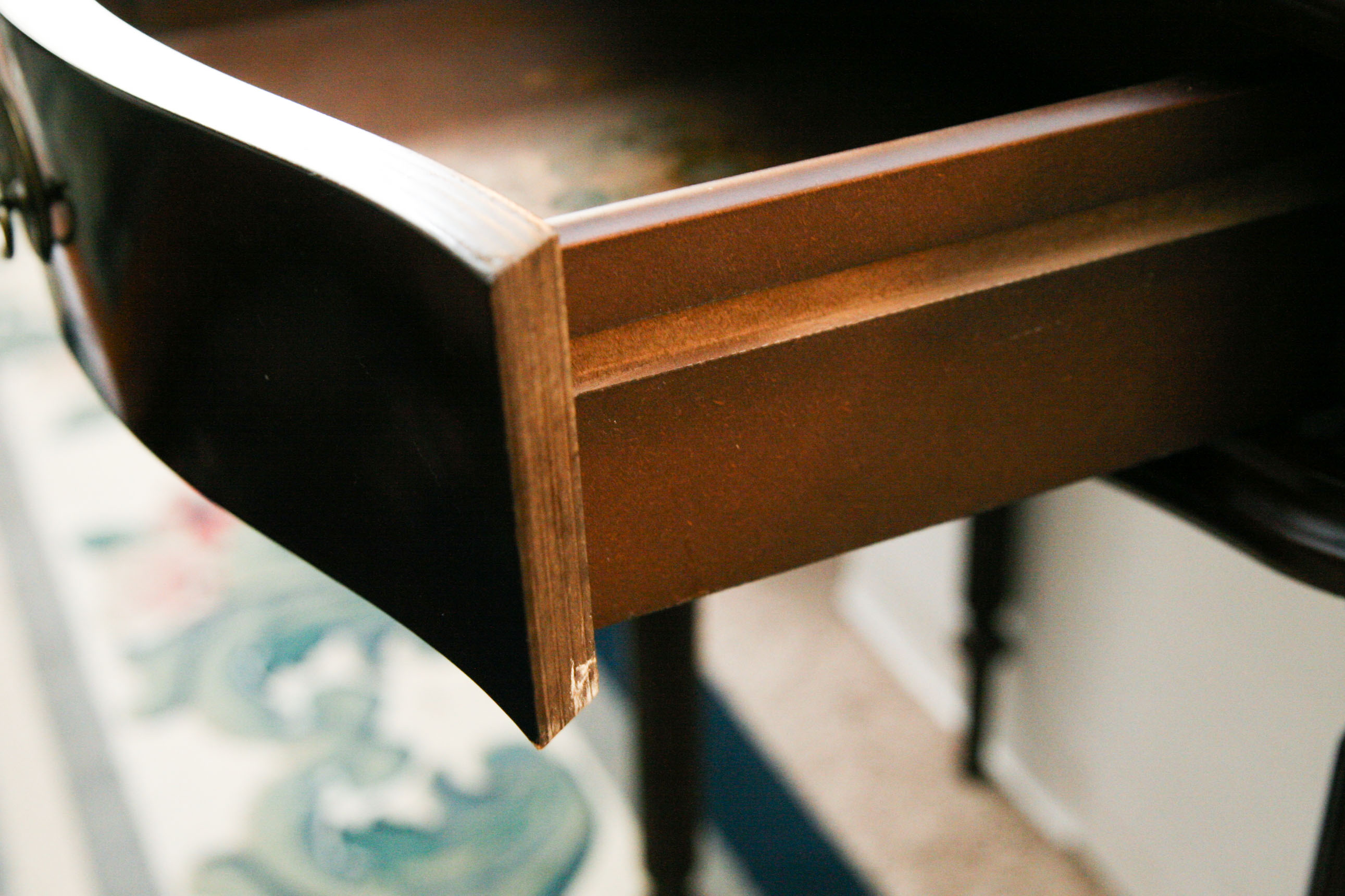 Contemporary Sheraton Style Console Table