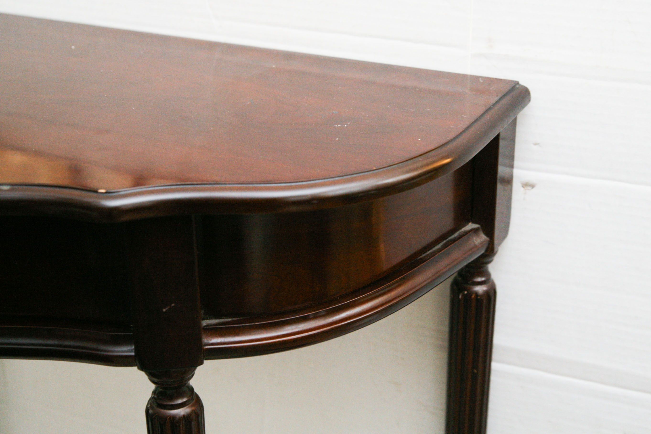 Contemporary Sheraton Style Console Table