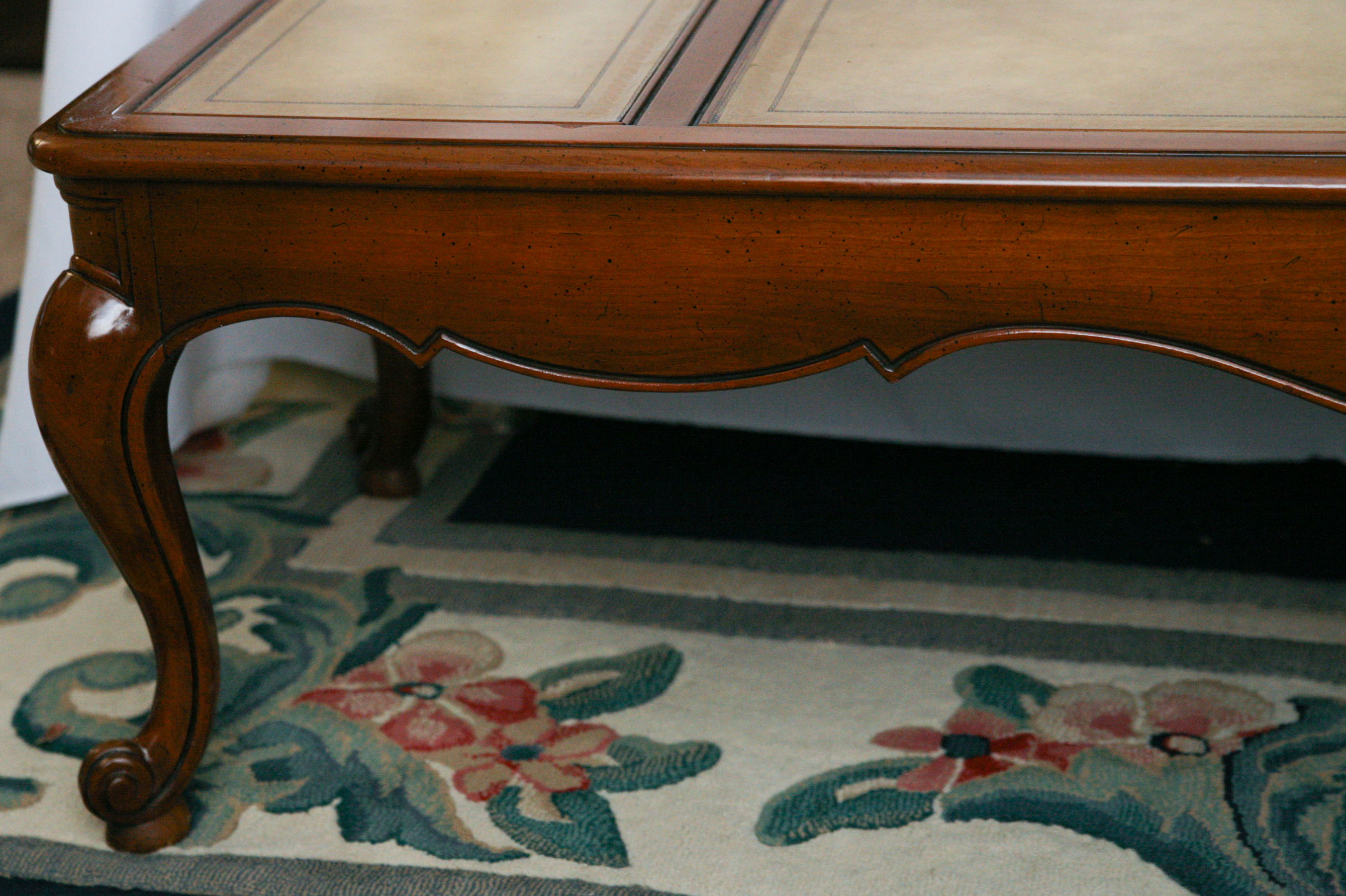 Vintage Provincial Louis XV Style Coffee Table by Weiman