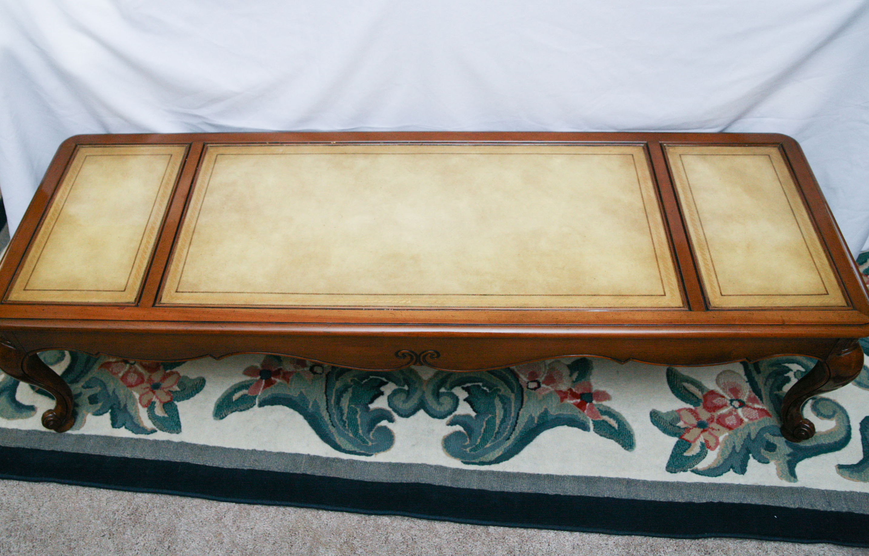 Vintage Provincial Louis XV Style Coffee Table by Weiman