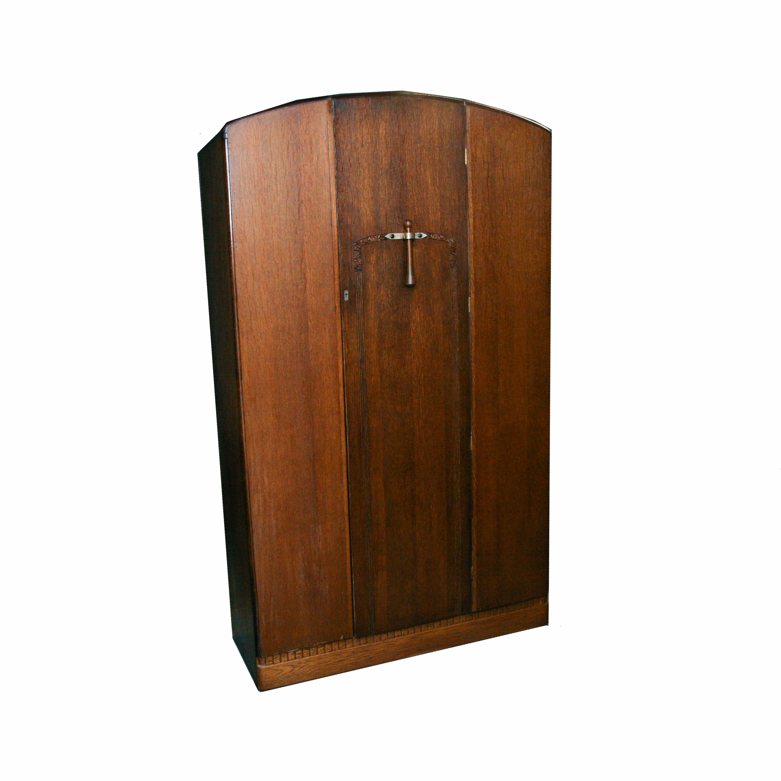 Circa 1900 Oak Wardrobe From the Bass Estate