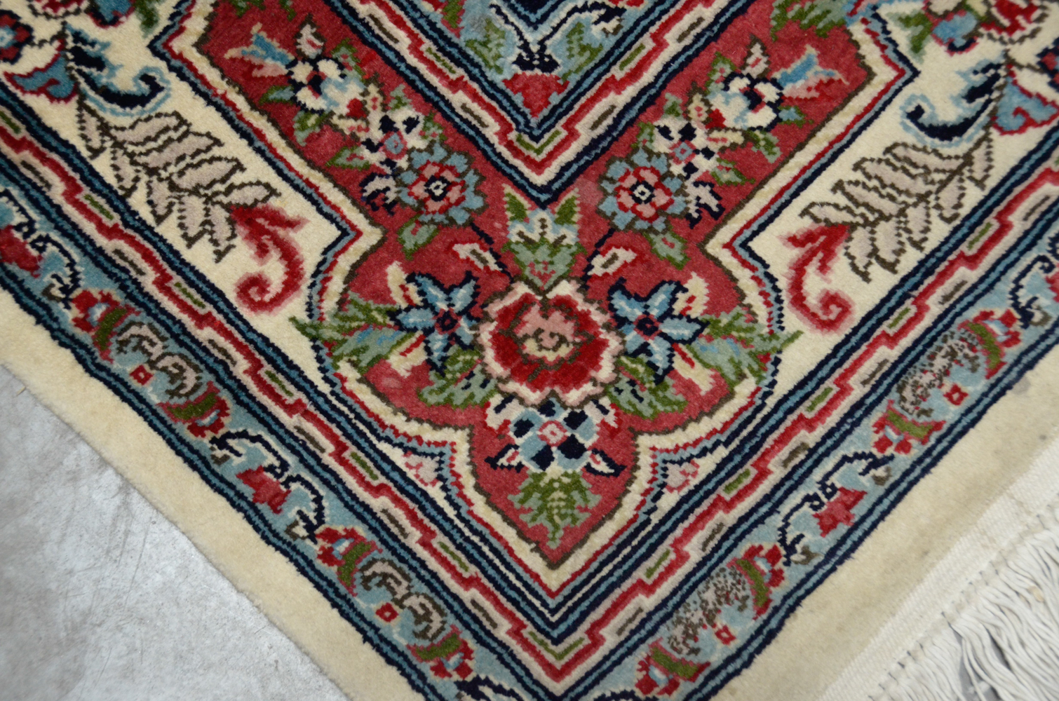 Hand-Knotted Tabriz Area Rug