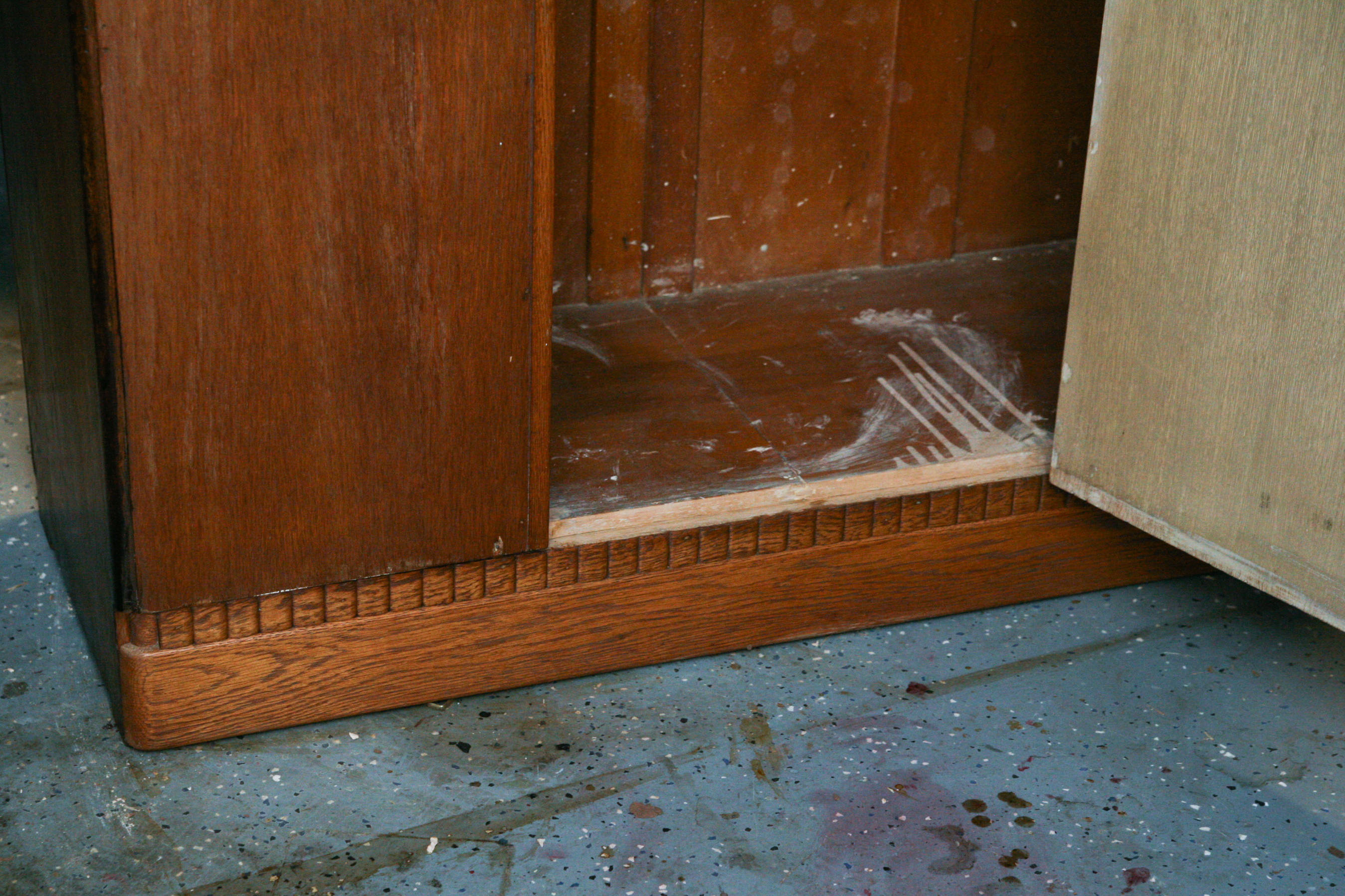 Circa 1900 Oak Wardrobe From the Bass Estate