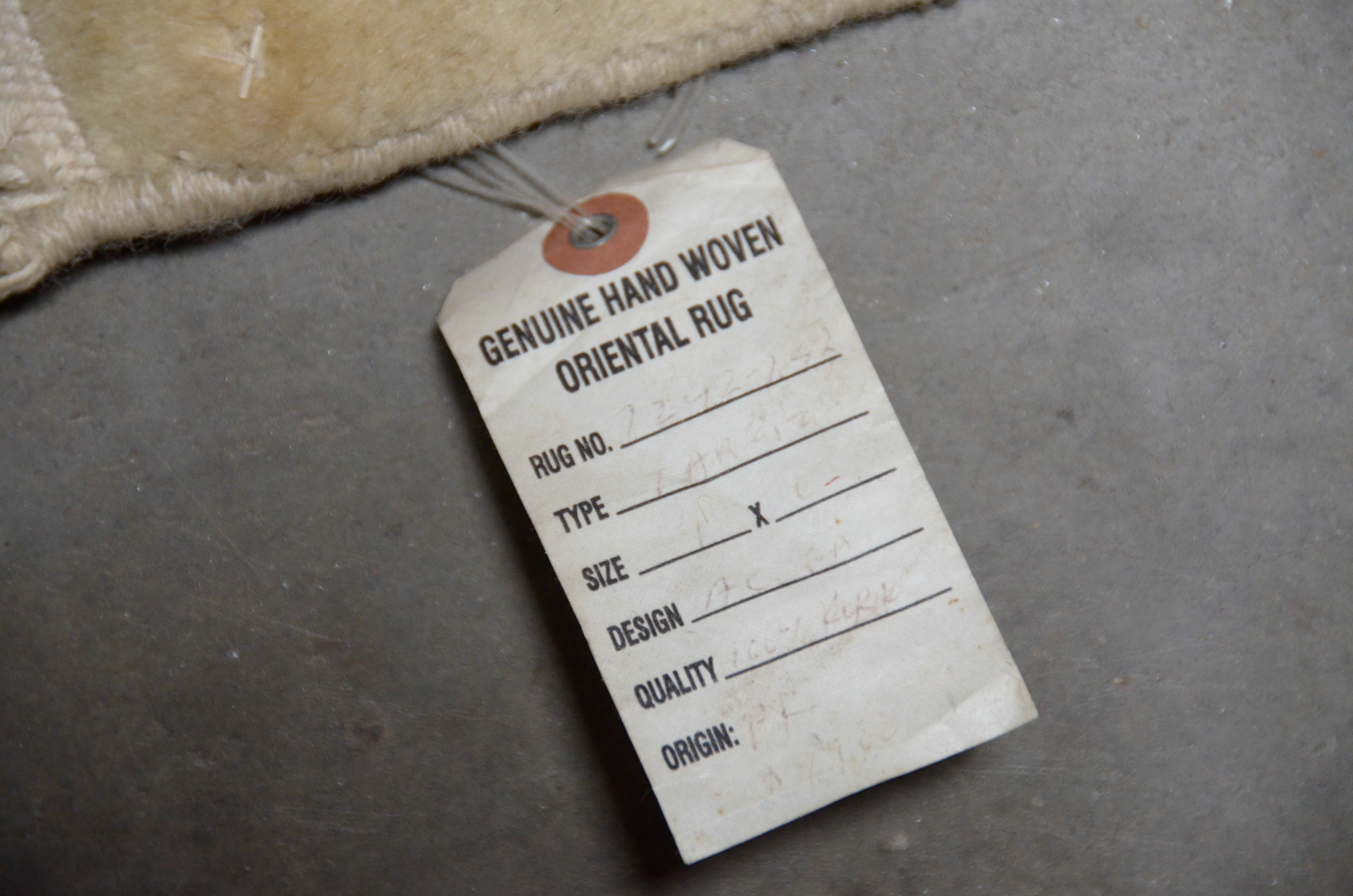 Hand-Knotted Tabriz Area Rug