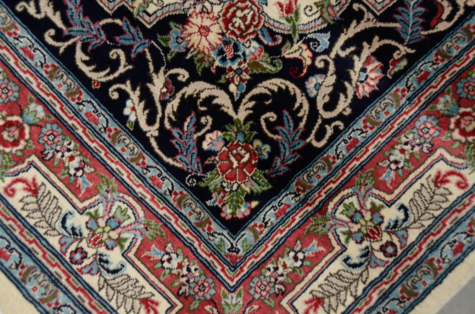 Hand-Knotted Tabriz Area Rug