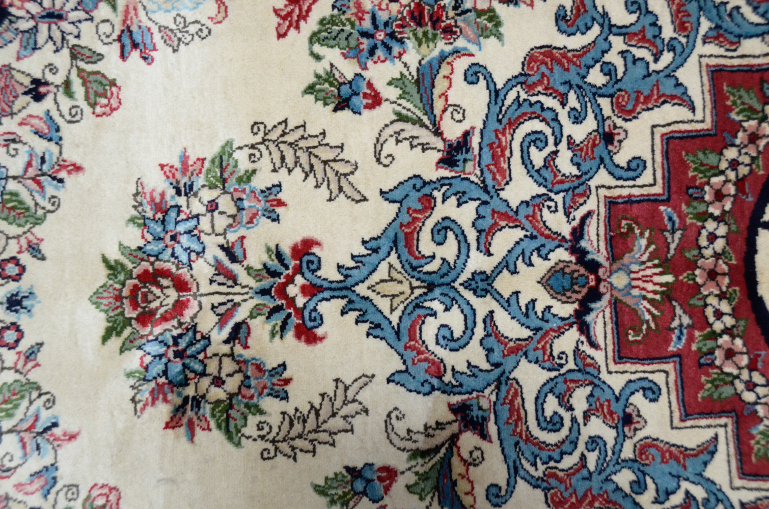 Hand-Knotted Tabriz Area Rug