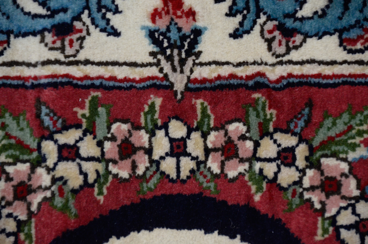 Hand-Knotted Tabriz Area Rug