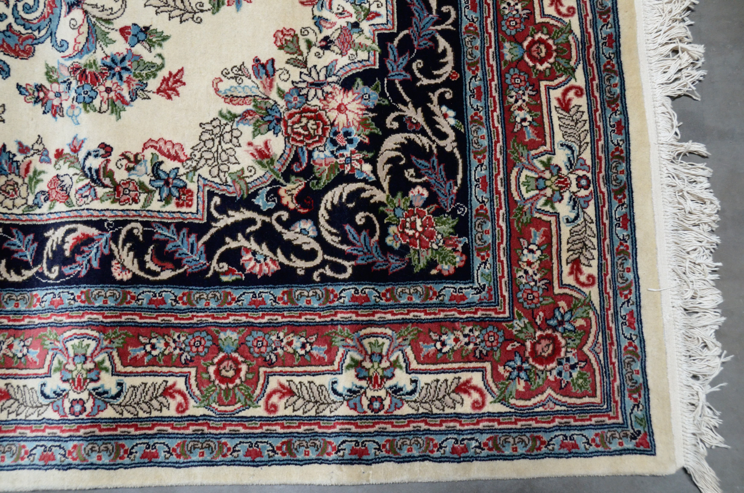 Hand-Knotted Tabriz Area Rug