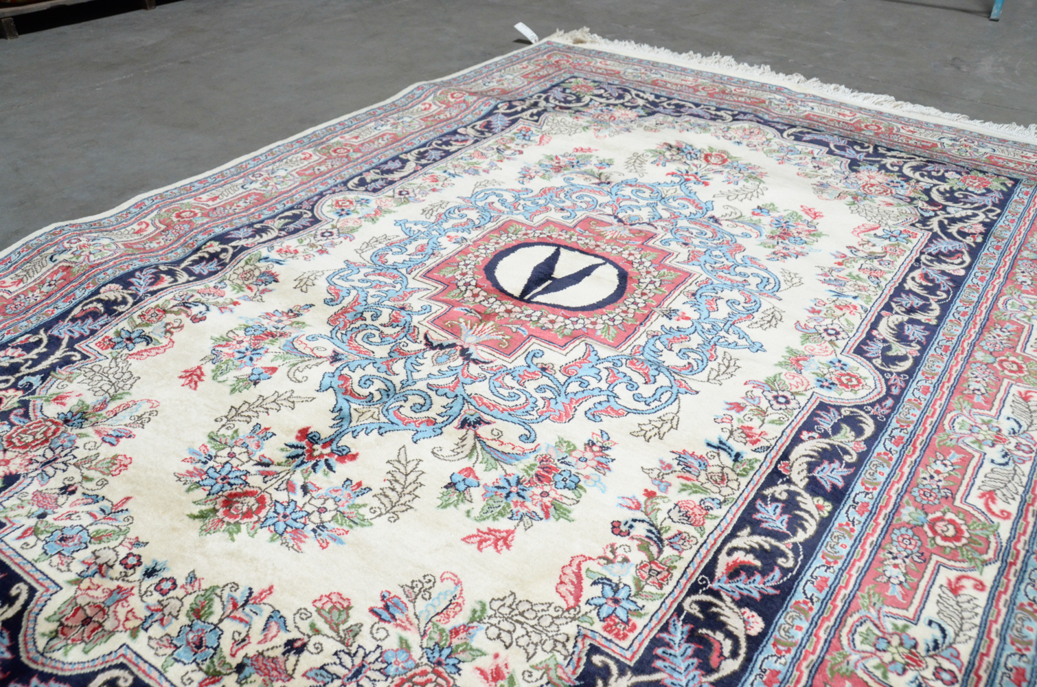 Hand-Knotted Tabriz Area Rug