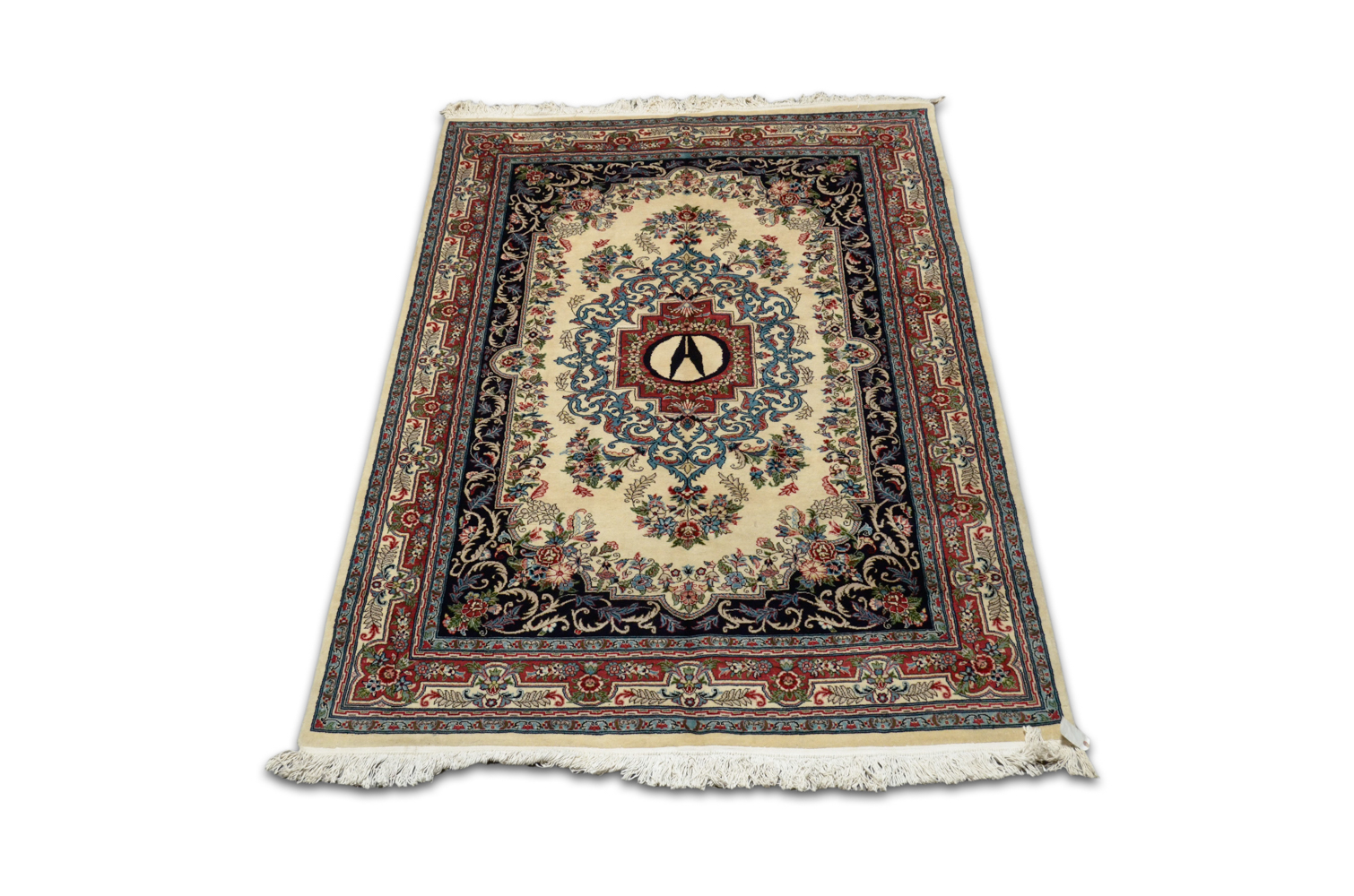 Hand-Knotted Tabriz Area Rug