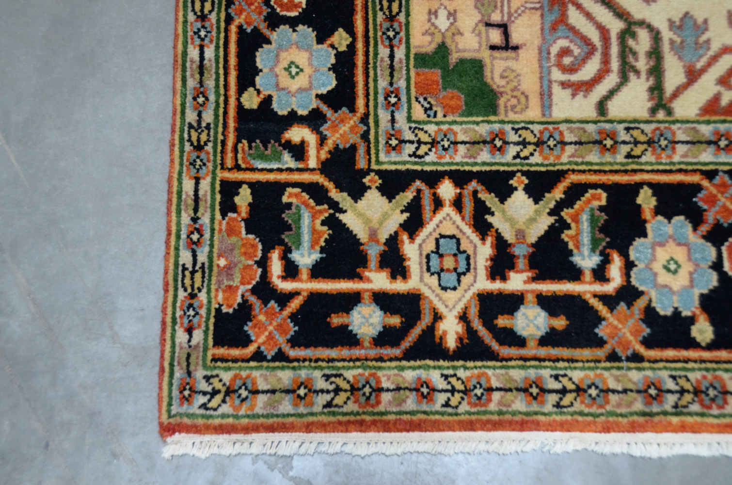 Hand-Knotted Caucasian Area Rug