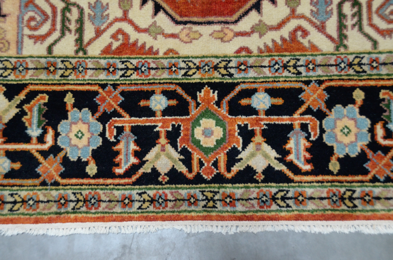 Hand-Knotted Caucasian Area Rug