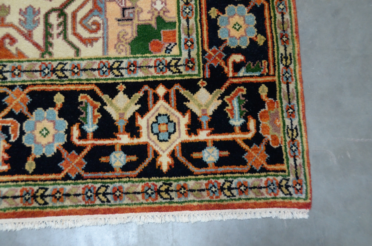 Hand-Knotted Caucasian Area Rug
